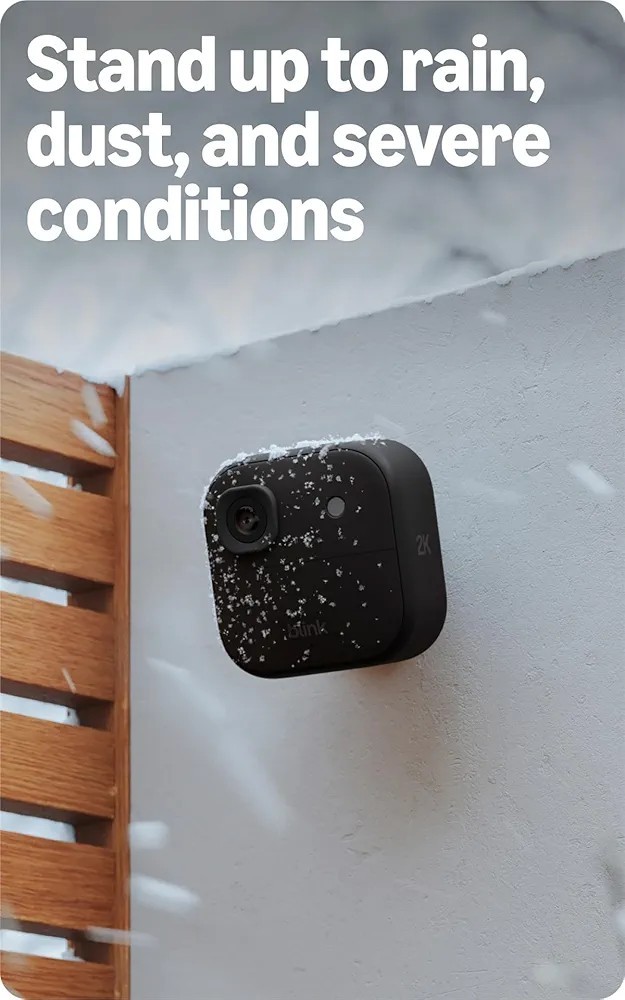 Blink Outdoor 2K+ Wireless Smart Security 2 Camera System 2 Year Battery Life