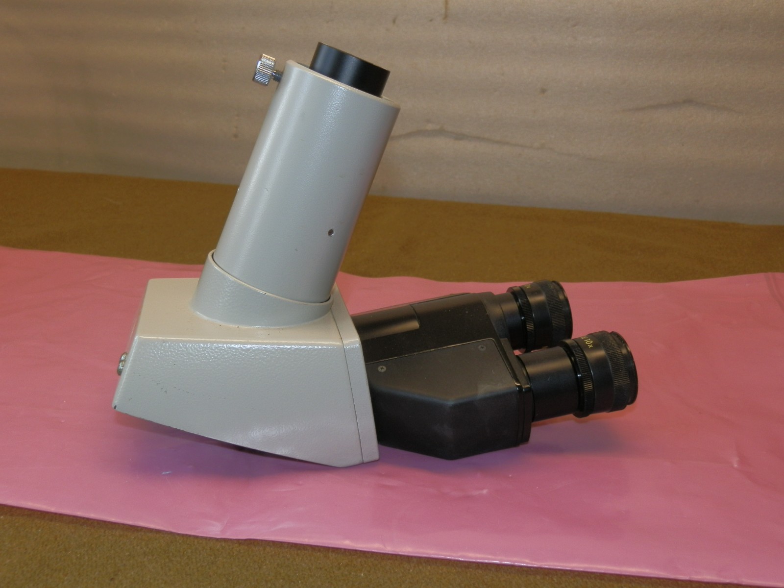 Nikon Trinocular Head For Optiphot Labophot Microscope - With CFW 10X