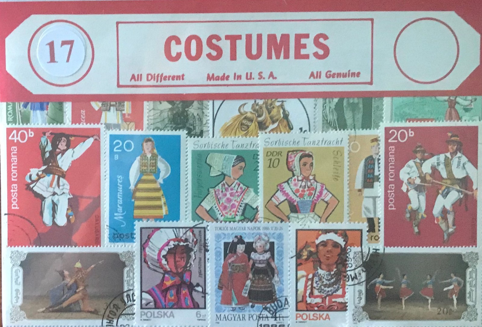Stamp Packet - Costumes