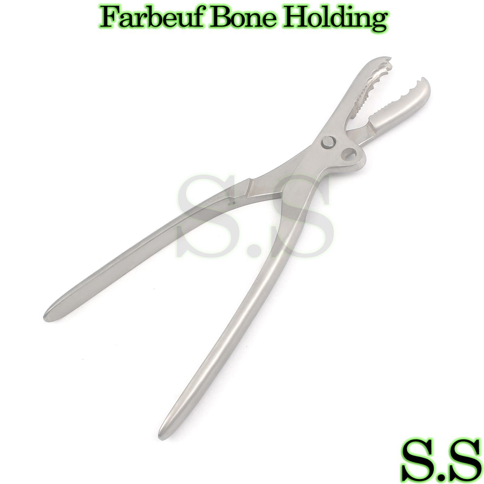 Farbeuf Bone Holding 9" Surgical Orthopedic Instruments