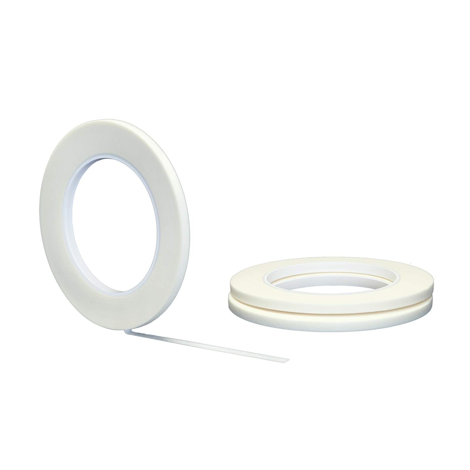 3 pack 1/4" .25 inch x 60yd (6mm x 55m) Thin STIKK White Painters Masking Tape