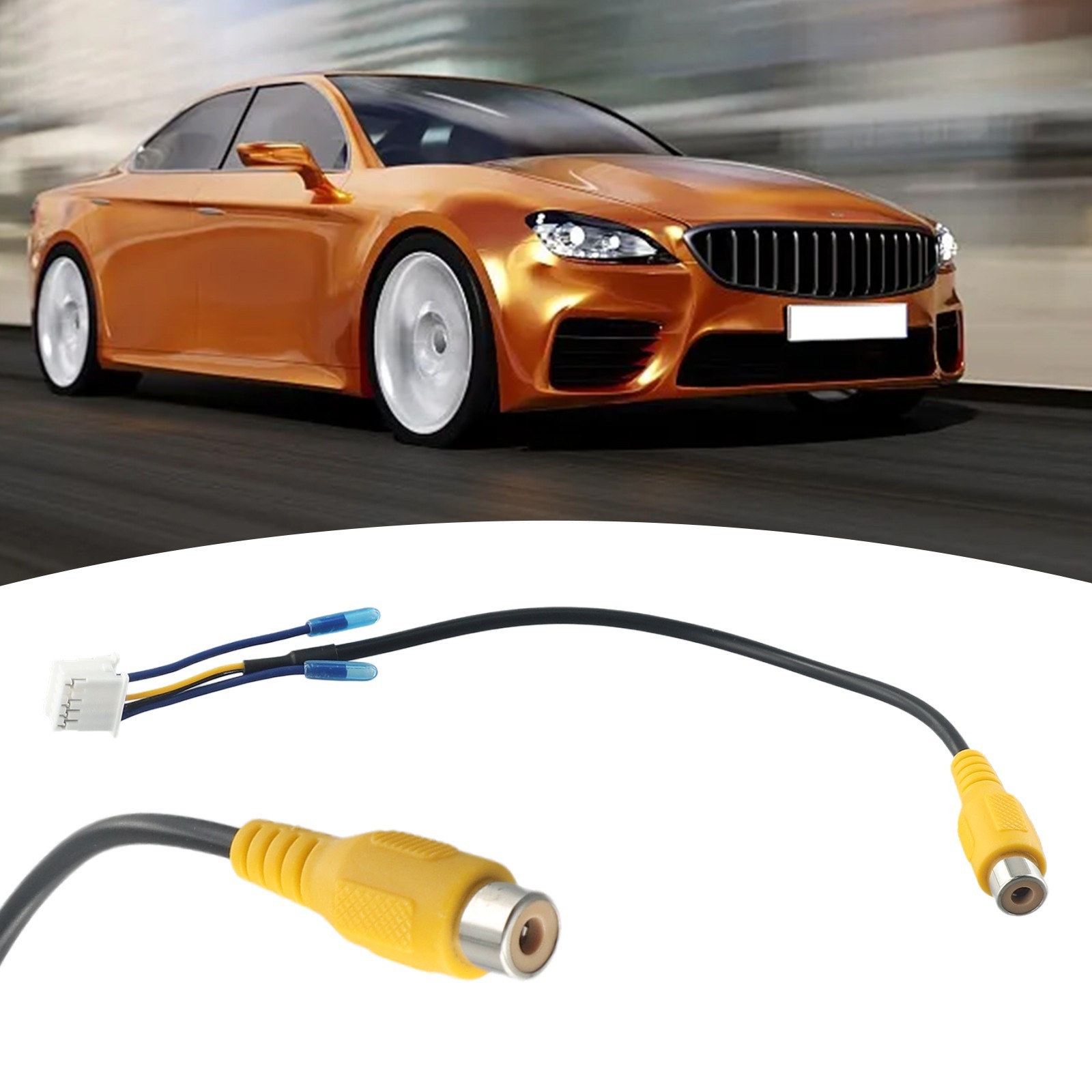 New 10Pin Rear View Backup Camera Cable Adaptor For Car  Stereo Radio/DVD