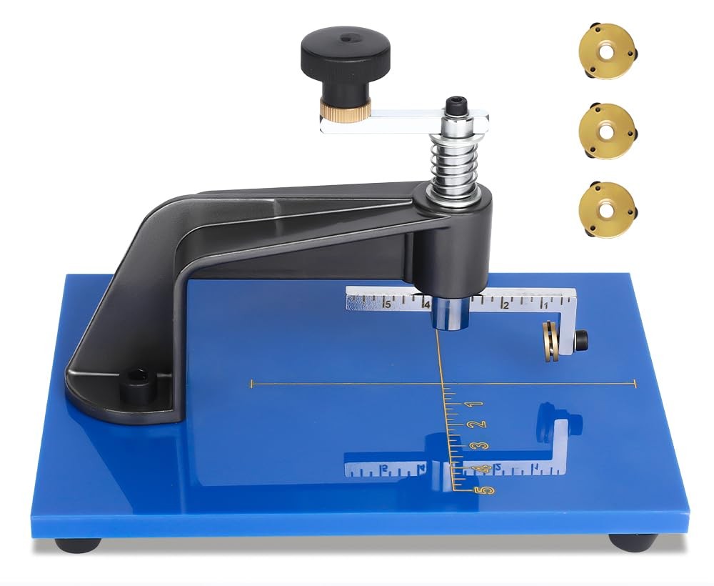 Glass Circular Cutting Tool, 3 Carbide Cutting Wheels, 0.39-3.93'' Lens Circu...