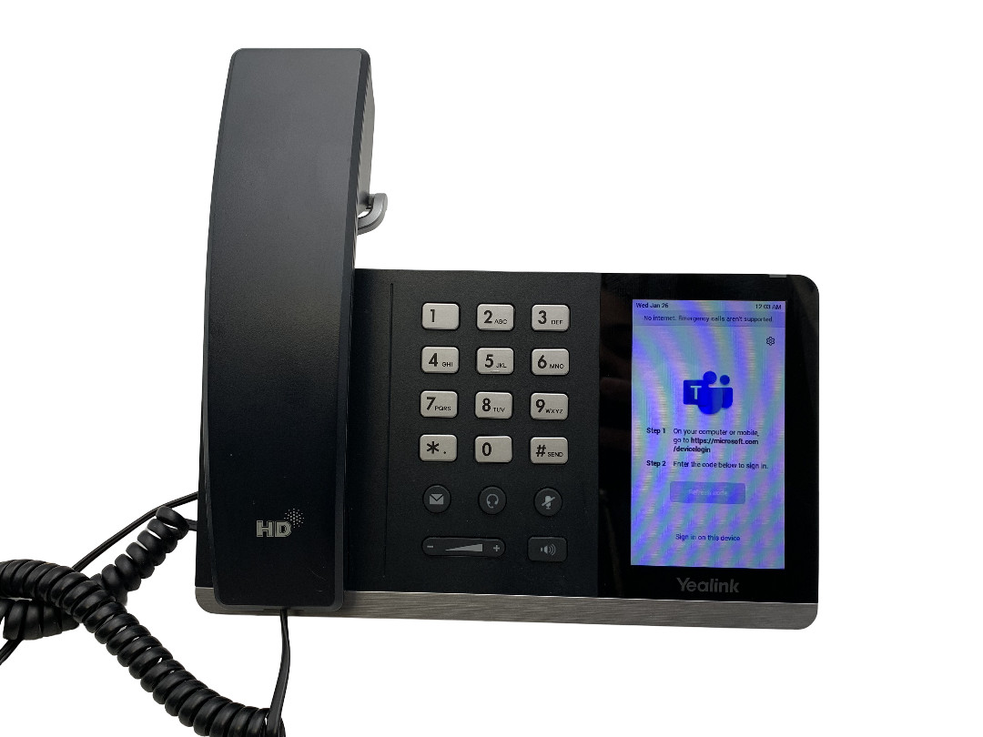 Yealink T55A-Teams Edition HD IP Phone - SIP-T55A - Black