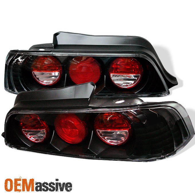 Fits 97-01 Prelude Sport JDM Black Tail Brake Lights Lamps Pair Left+Right Set