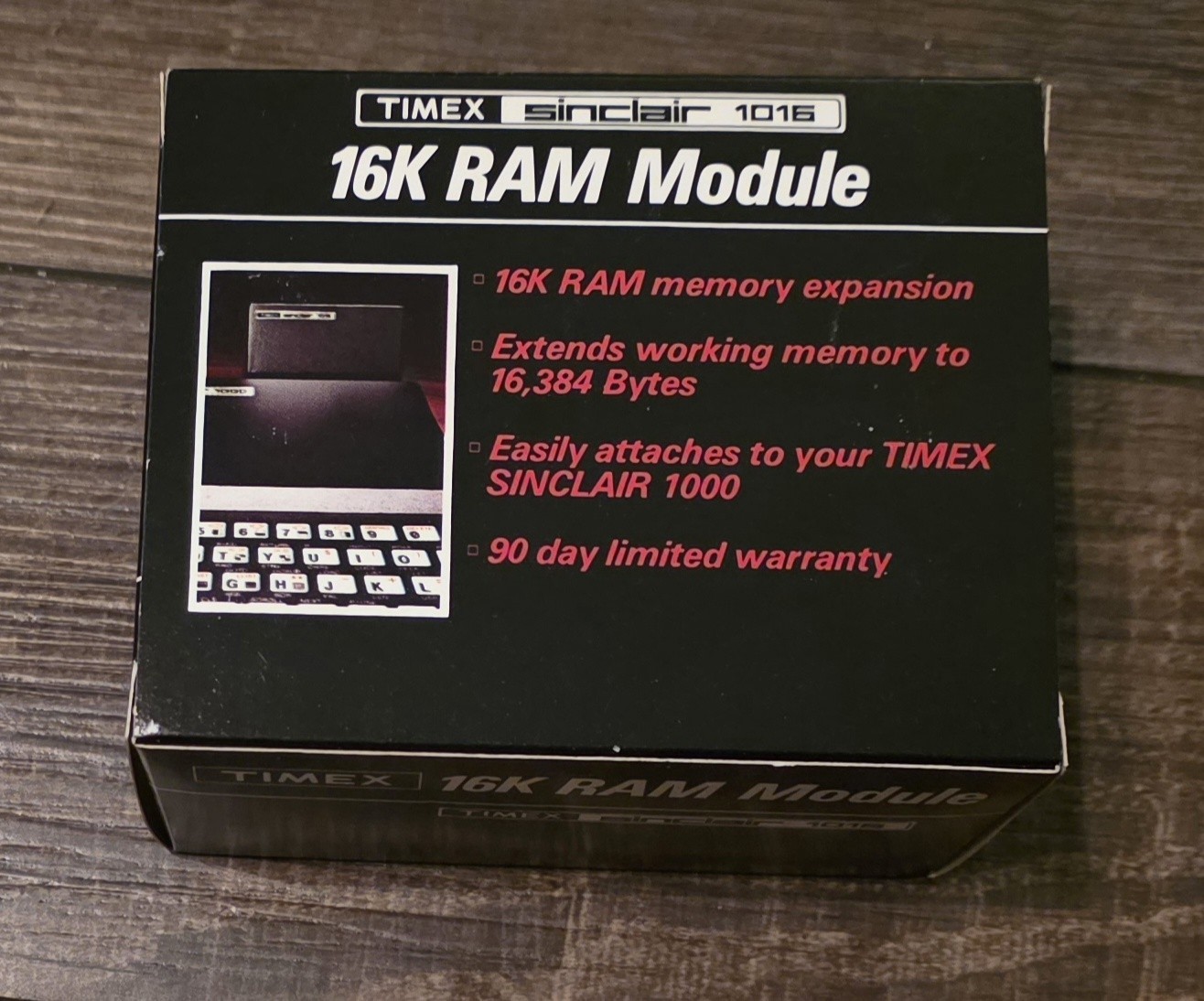 Timex Sinclair 1000 Vintage Personal Computer/ Extra Ram/3 Programs New