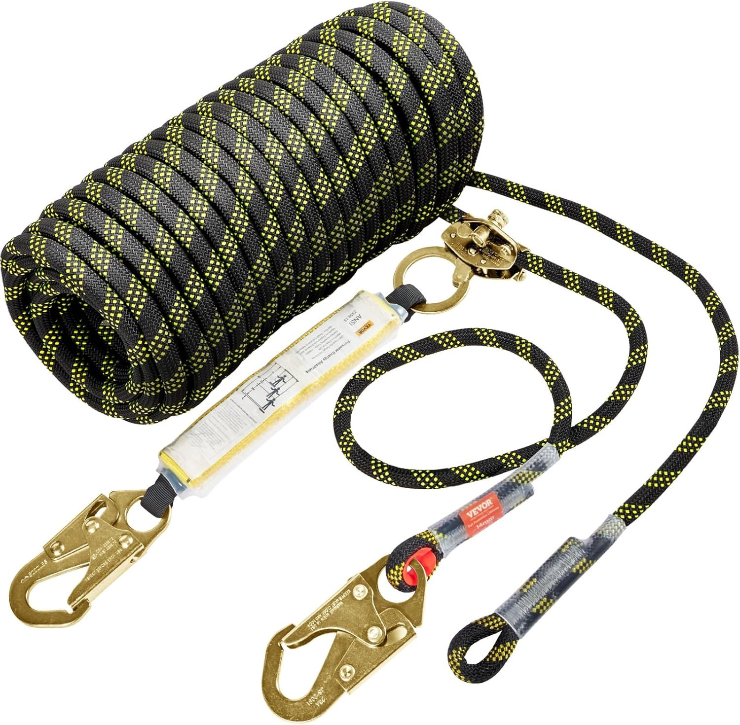 Vertical Lifeline Assembly Fall Protection Rope Roof Safety System Safety Assort