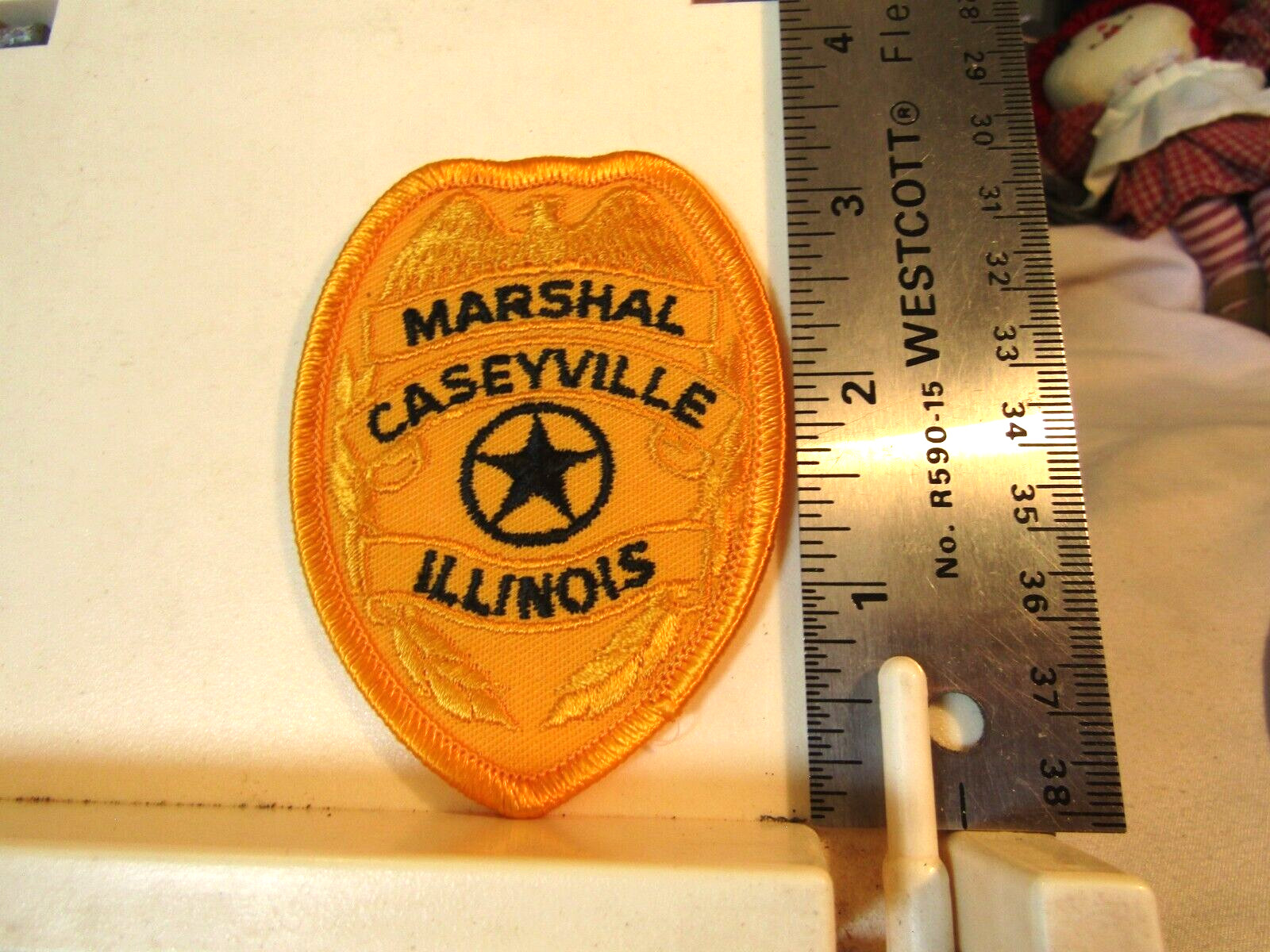 Caseyville Marshal Illinois IL NM Patch NOS 3.25"