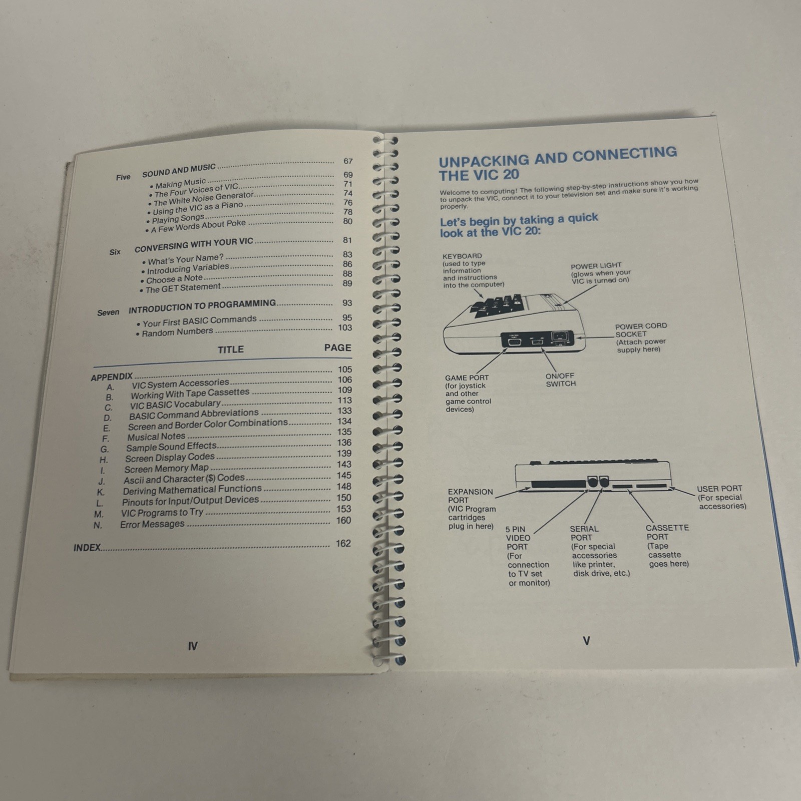 Personal Computing on the VIC-20 A Friendly Computer Guide, 1984 Commodore