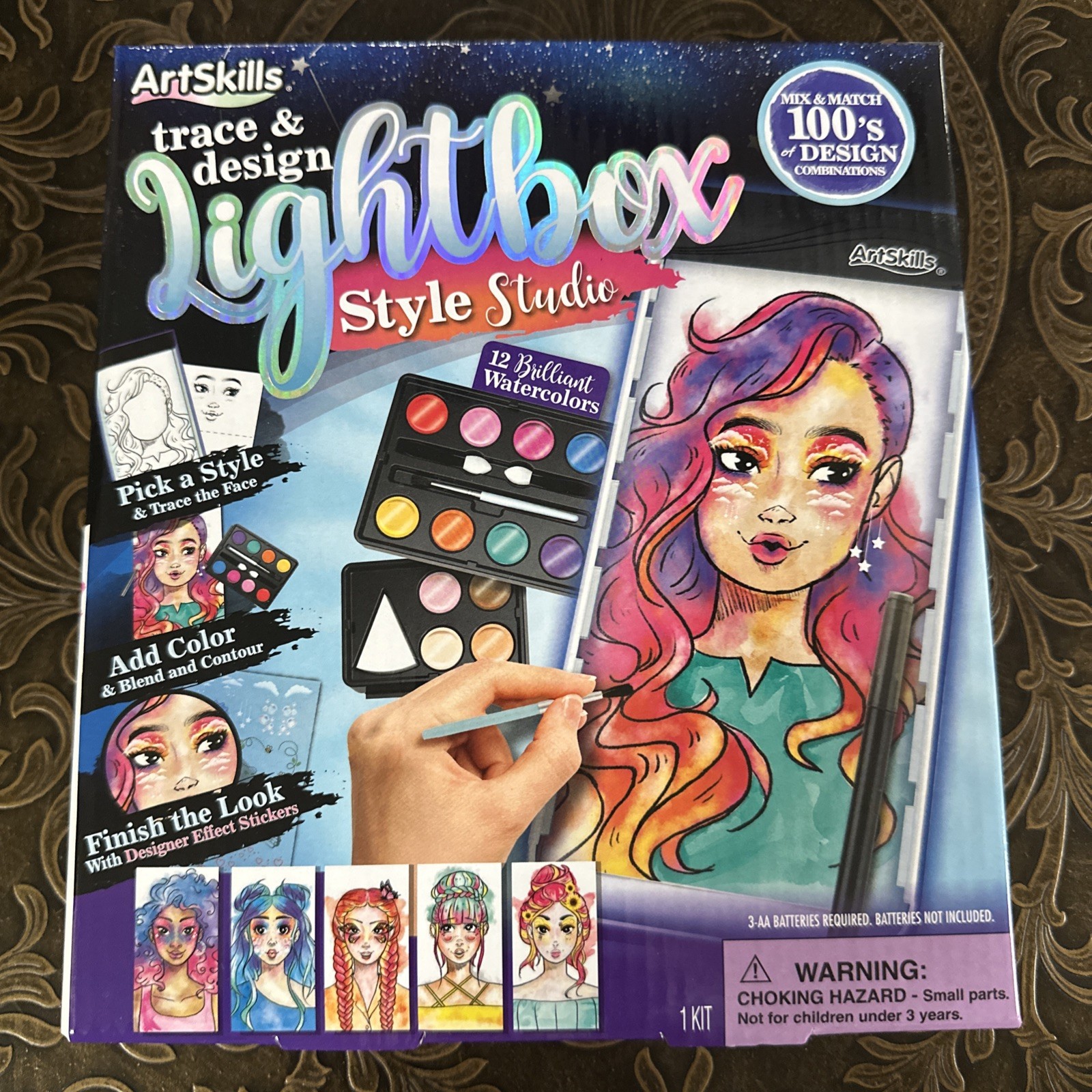 ArtSkills Trace & Design Lightbox Style Studio Kit Paint Trace Blend Makeup New