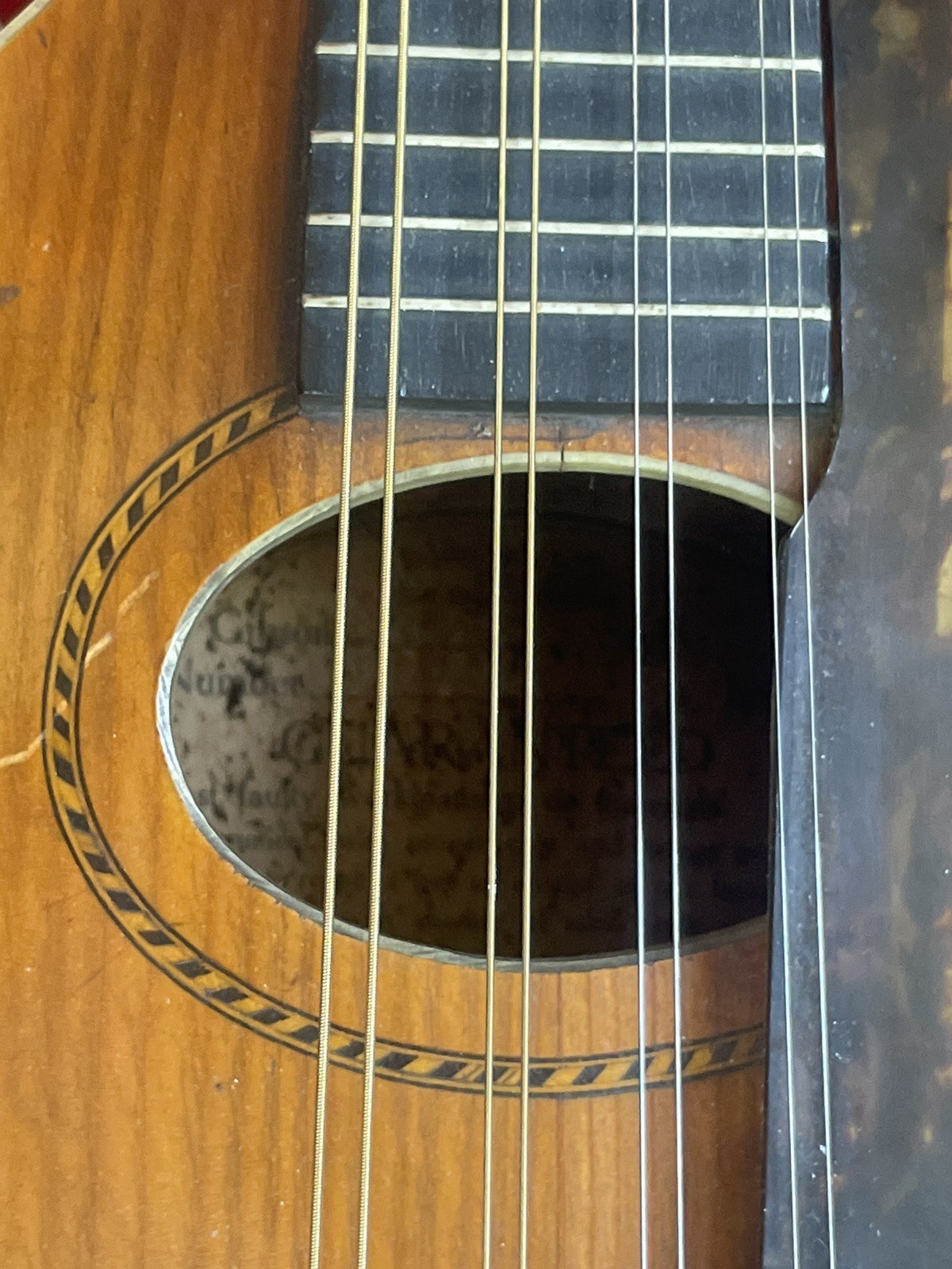 The Gibson 1917 Model A 8 String Mandolin & Case All Original Sounds Great !