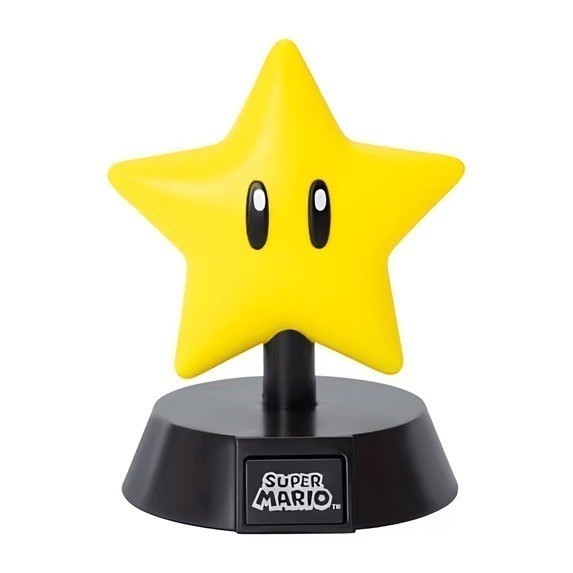 Paladone Super Mario Super Star Light Icons Series 1 #003 Nintendo Desk Lamp New