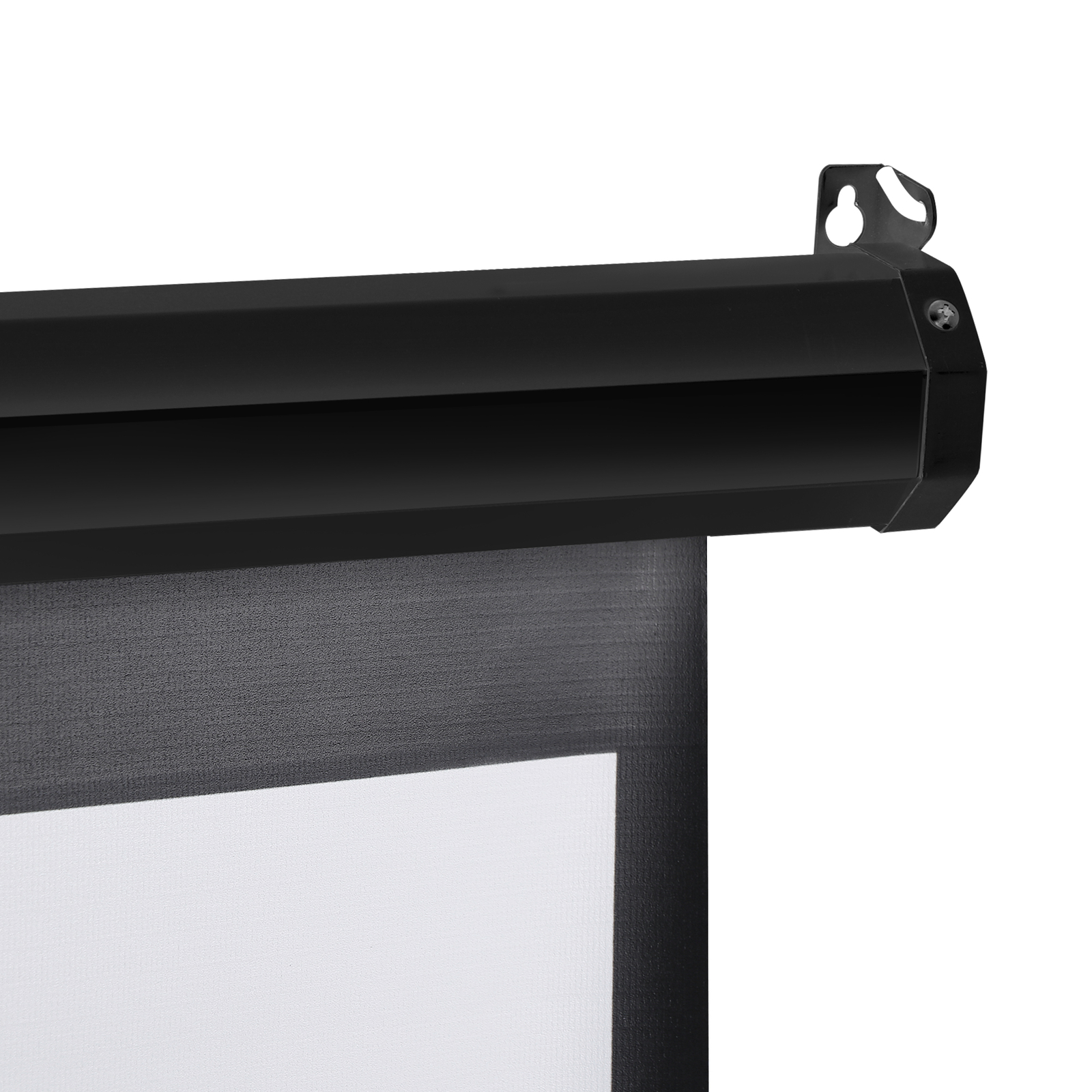 72" Black Movie Projection Screen for Outdoor Indoor 4:3 Foldable 160° Viewing