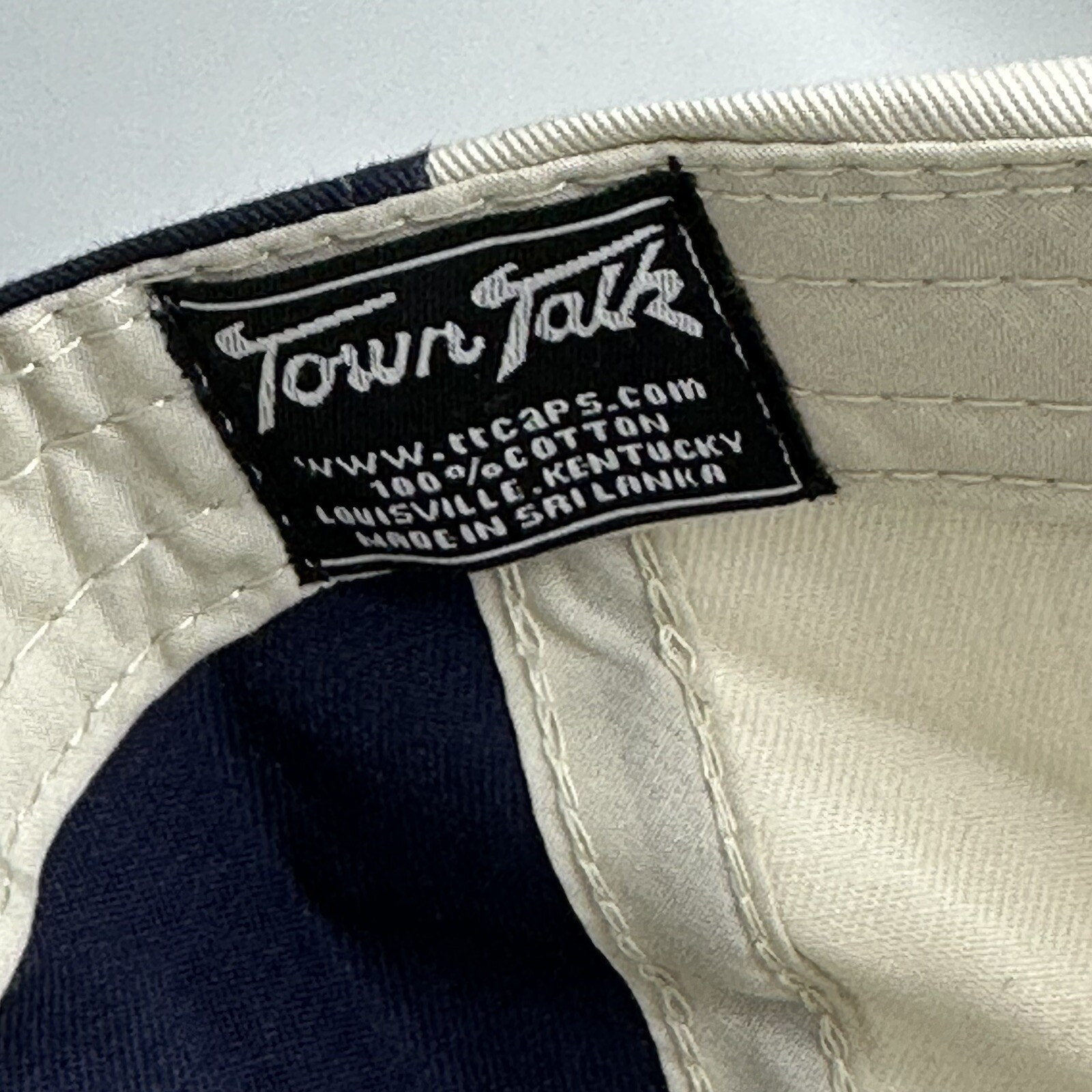 Westminster Golf Club Hat Cap Blue Tan Adjustable TT Town Talk