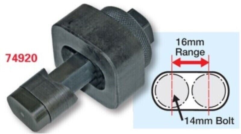 SPC 74920 14x16mm Slot Punch Tool for Alignment Brackets & Subframes