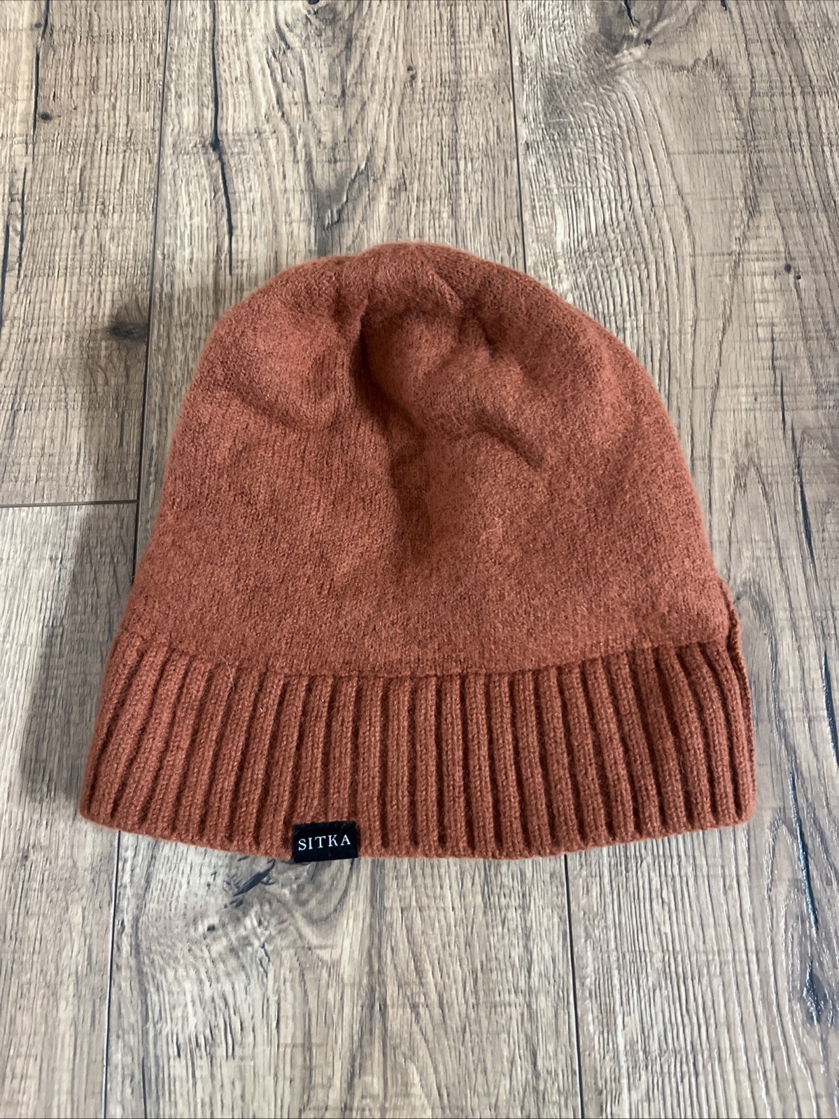 Sitka Gear Hunting Laine Wool Burndt Orange Cuff Knit Beanie