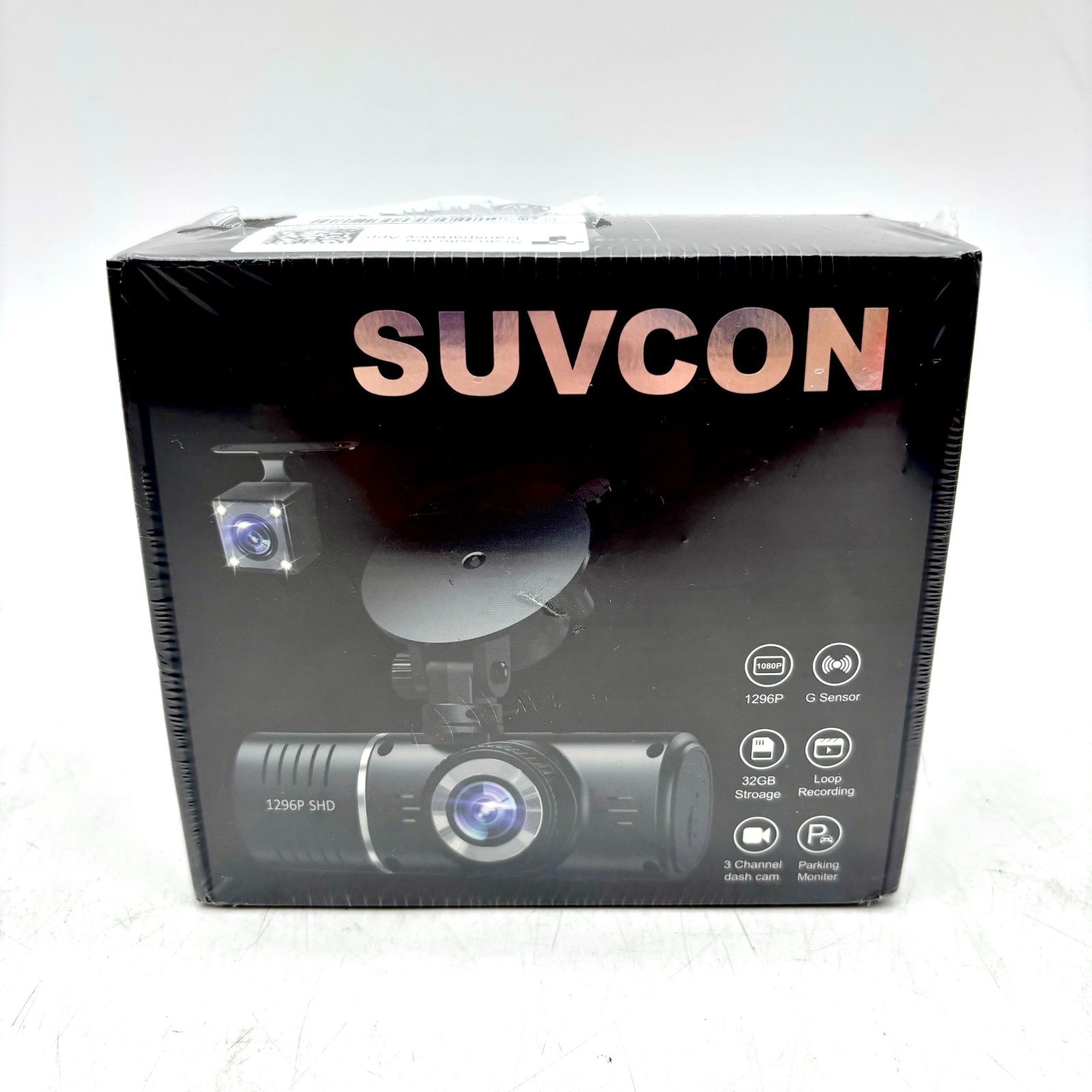 Suvcon Black 3-channel 1080P Resolution Dash Camera System Brand New
