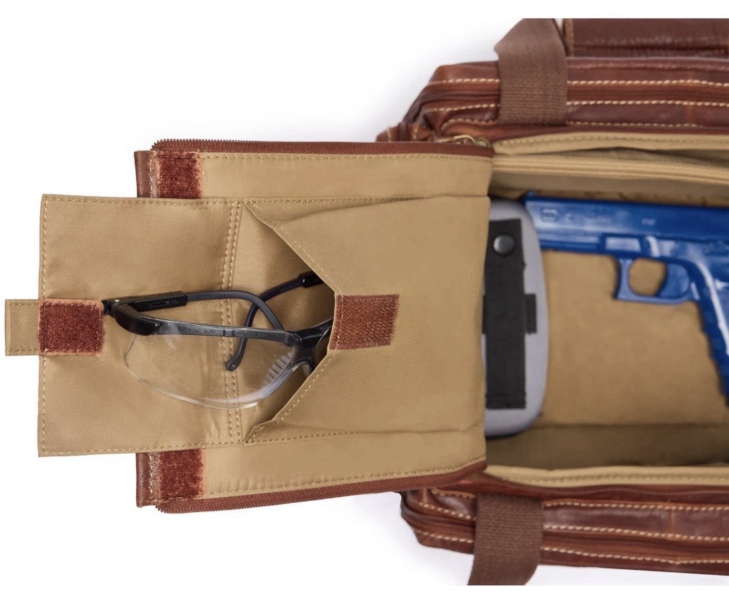 100% Buffalo Leather Hunting/shooting Range Bag