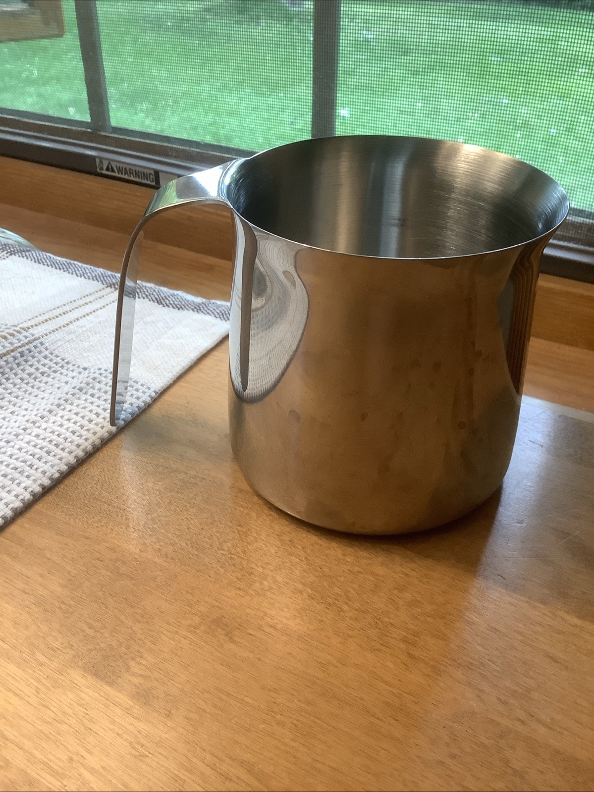 BREVILLE Espresso Coffee Stainless 22 oz Milk Frothing Steaming Jug Pitcher NICE