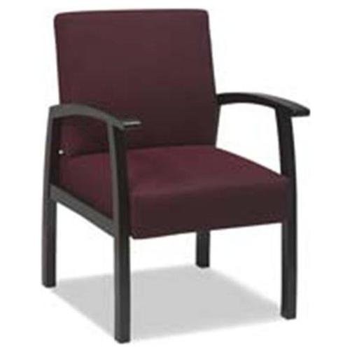 Lorell LLR68554 Deluxe Guest Chair Espresso Frame 24x25x35.5
