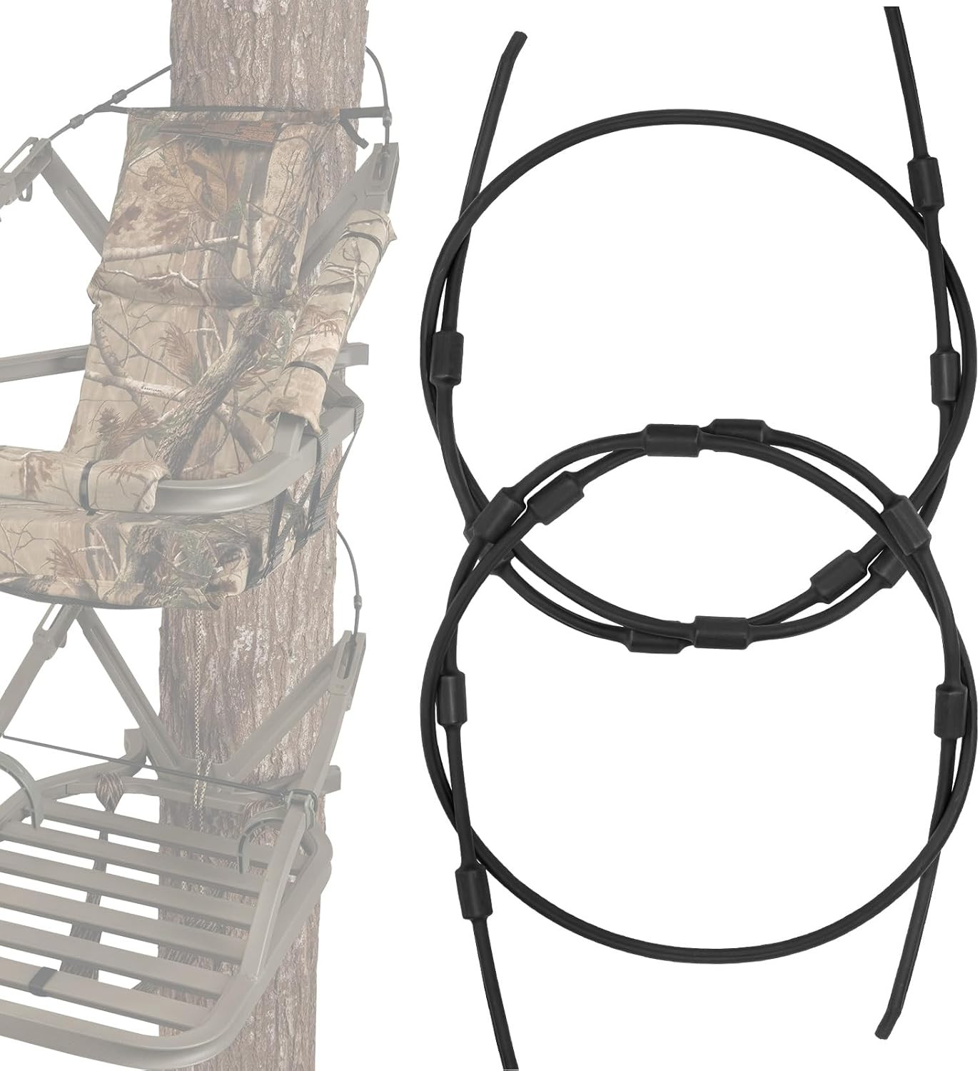 Climbing Tree Stand Replacement Cables for Summit Climber, 65" Hang on Climber T
