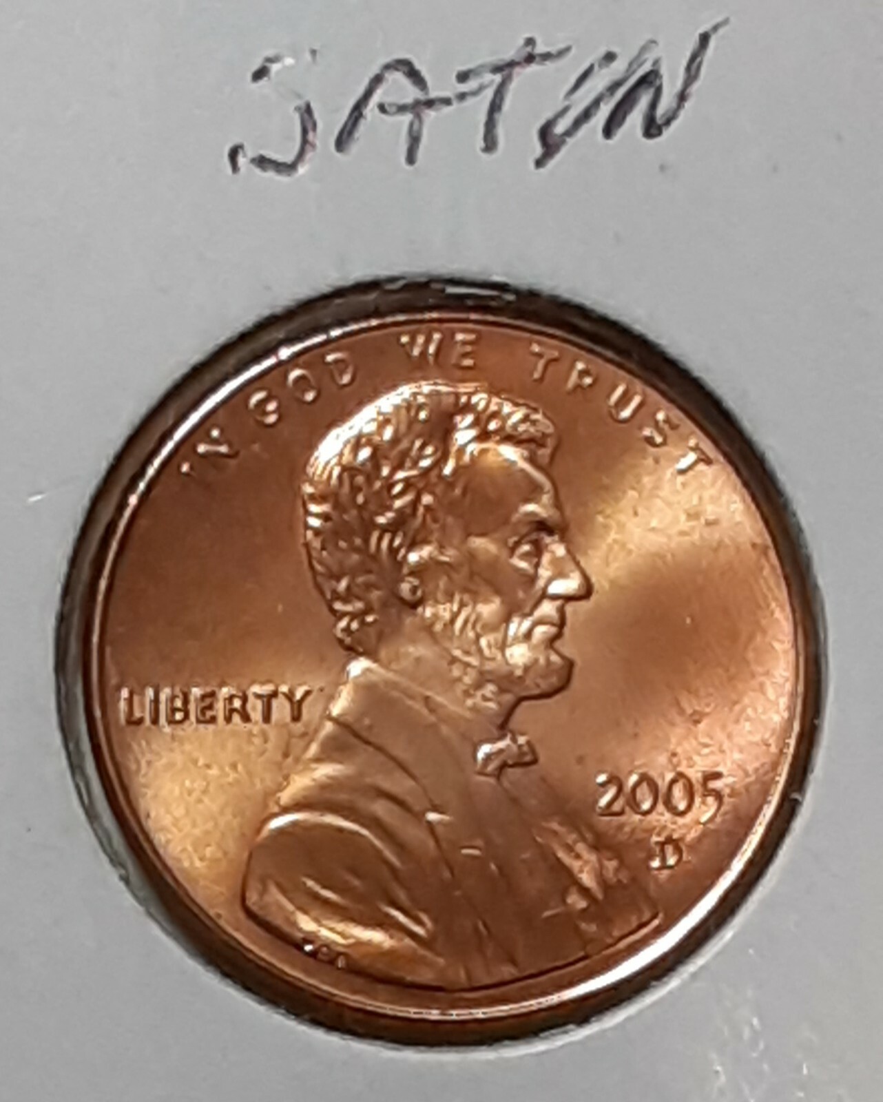 2005 Lincoln Memorial Cent  D - SATIN - Uncirculated