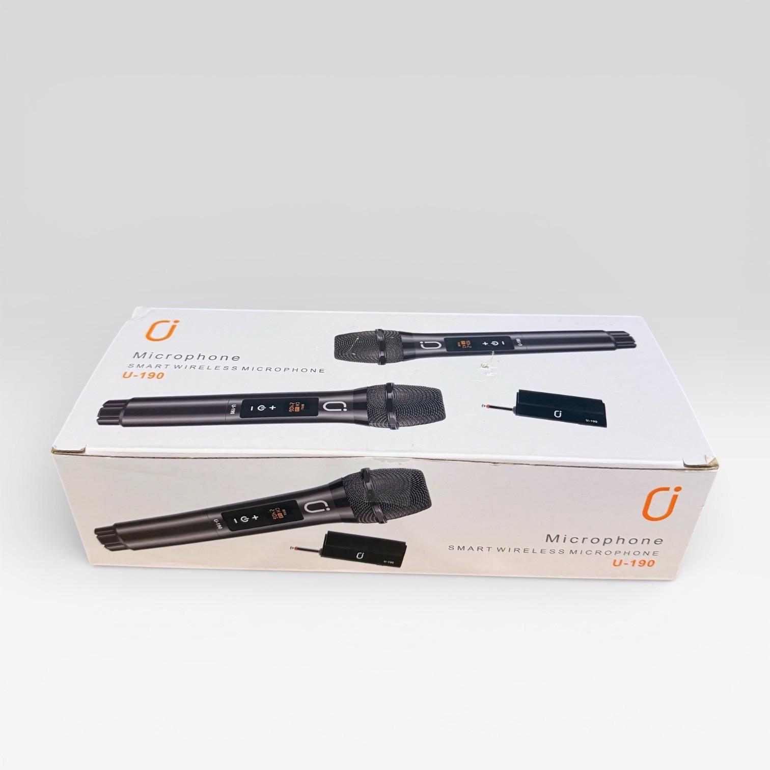 UHF Dual Wireless Microphone System U-190 Plug & Play Open Box