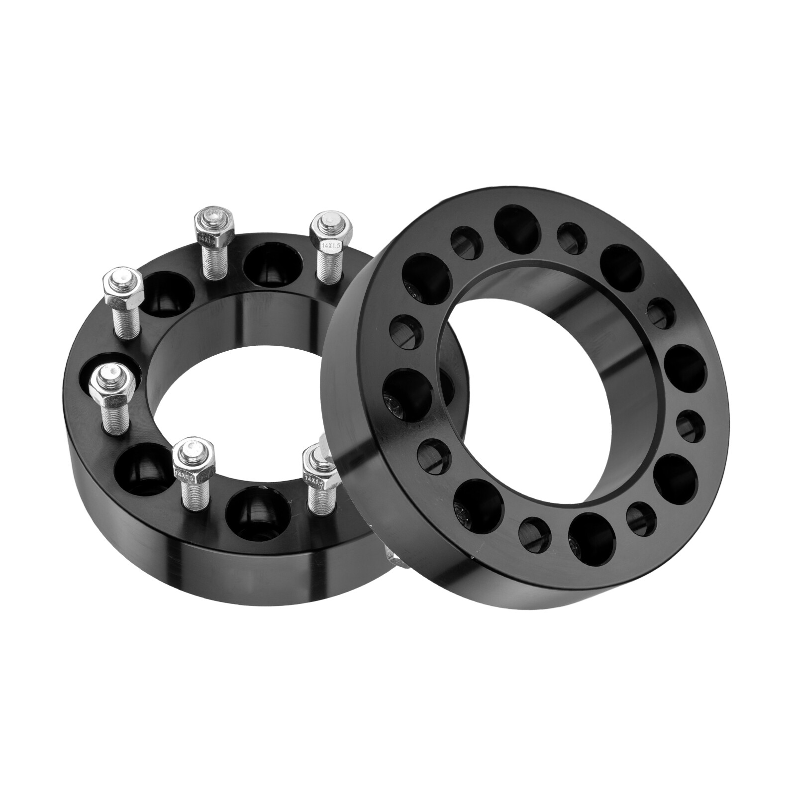 4Pcs 2" 8x6.5 to 8x6.5 Wheel Spacers 14x1.5 Studs For Ram 2500 3500 2012-2022
