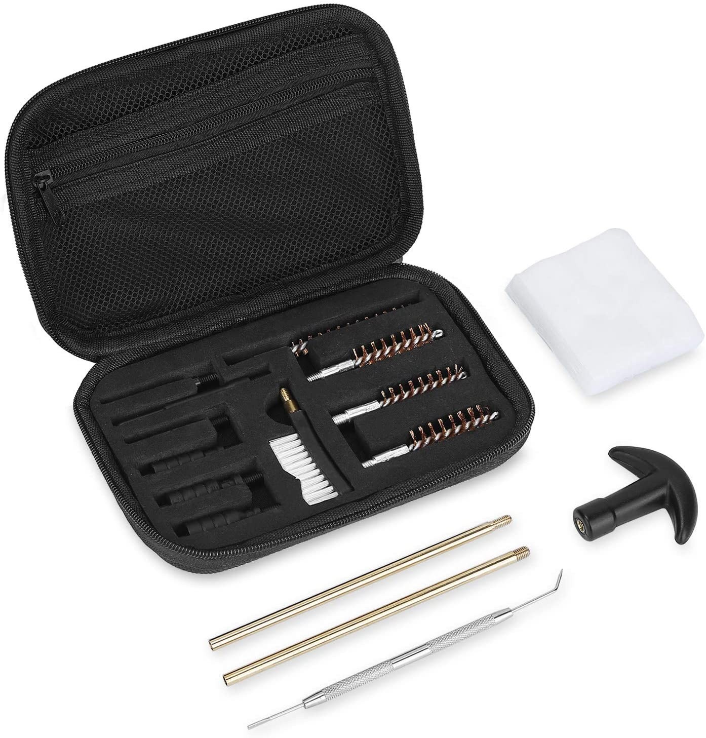Various Options Compact Gun Cleaning Kit for Handguns & Rifles