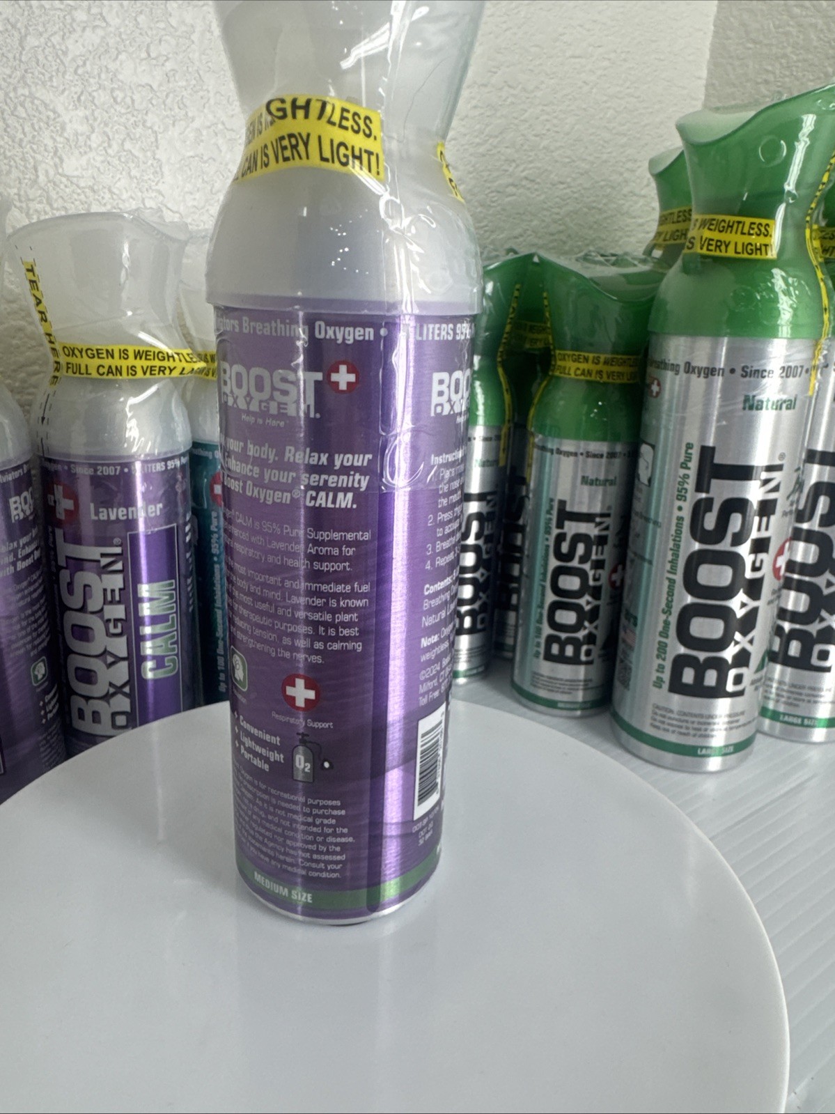 Boost Oxygen Energy Calm Lavender 5 Liter Canister Respiratory