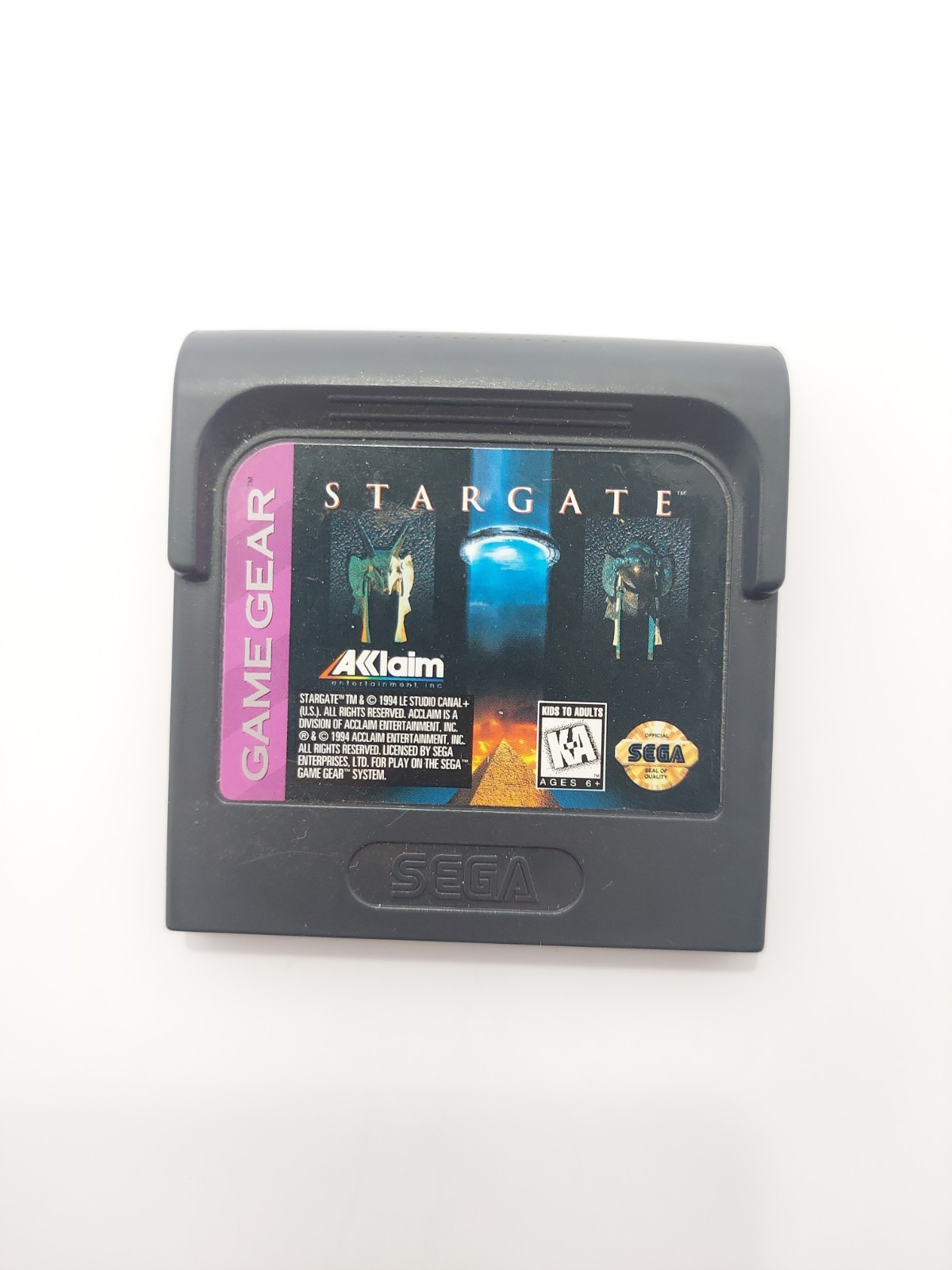 Sega Game Gear Stargate Cartridge Game Akklaim