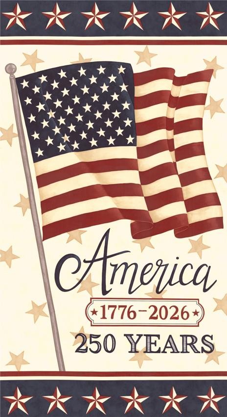 Moda | America 250 Years | America 250th Anniversary Panel | Natural