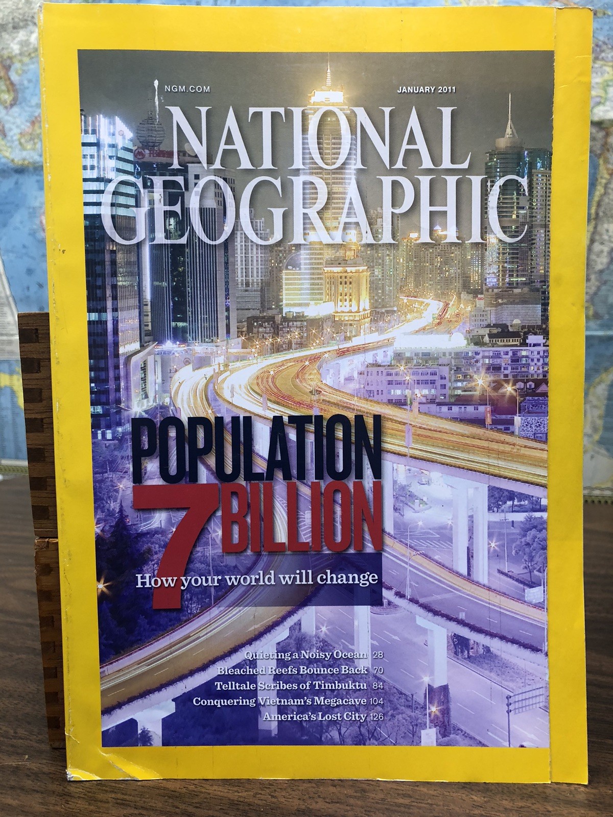 National Geographic Magazine January 2011 - Population 7 Billion Timbuktu Caves