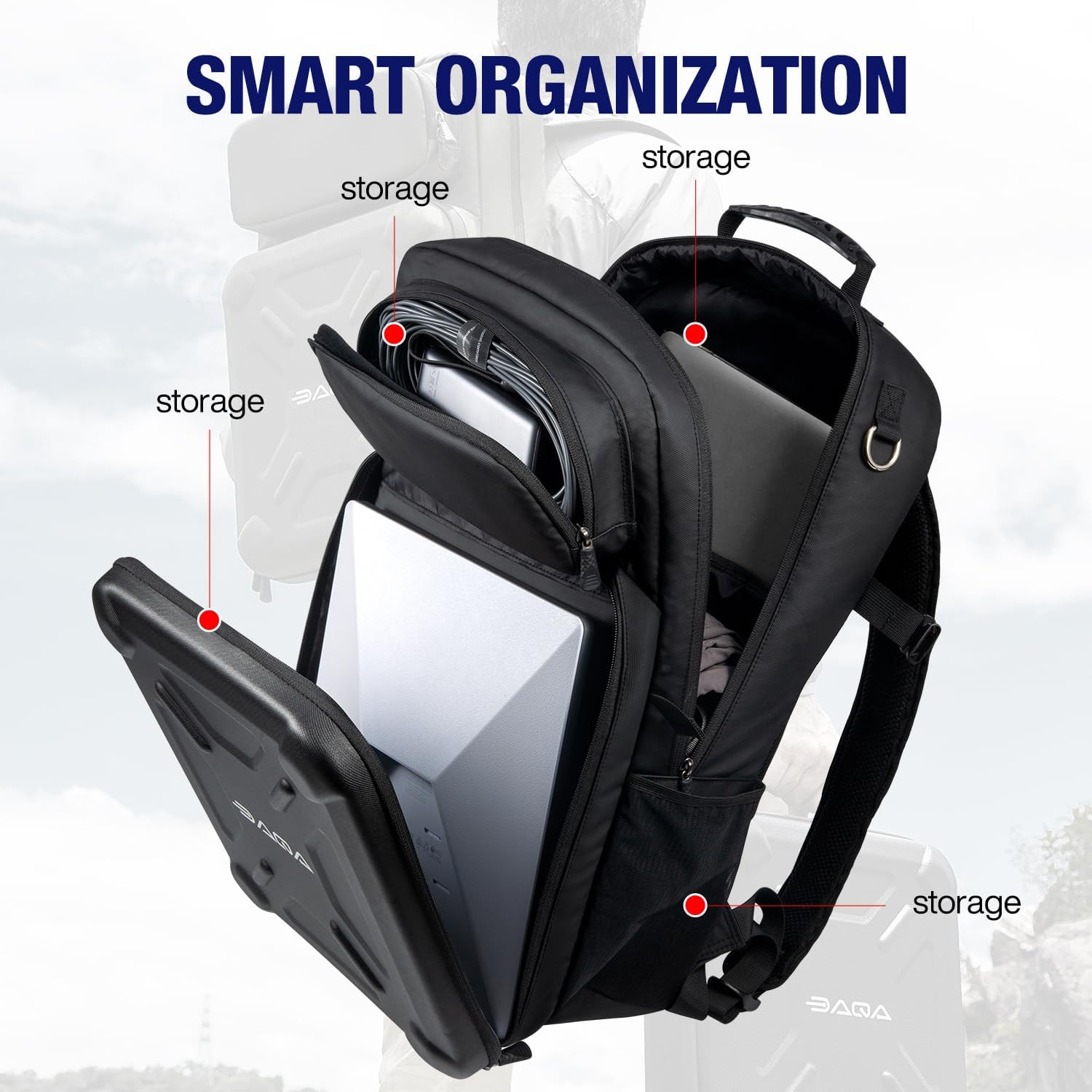 Starlink Mini Backpack with Padded Storage, Large Capacity Star link Mini Case H