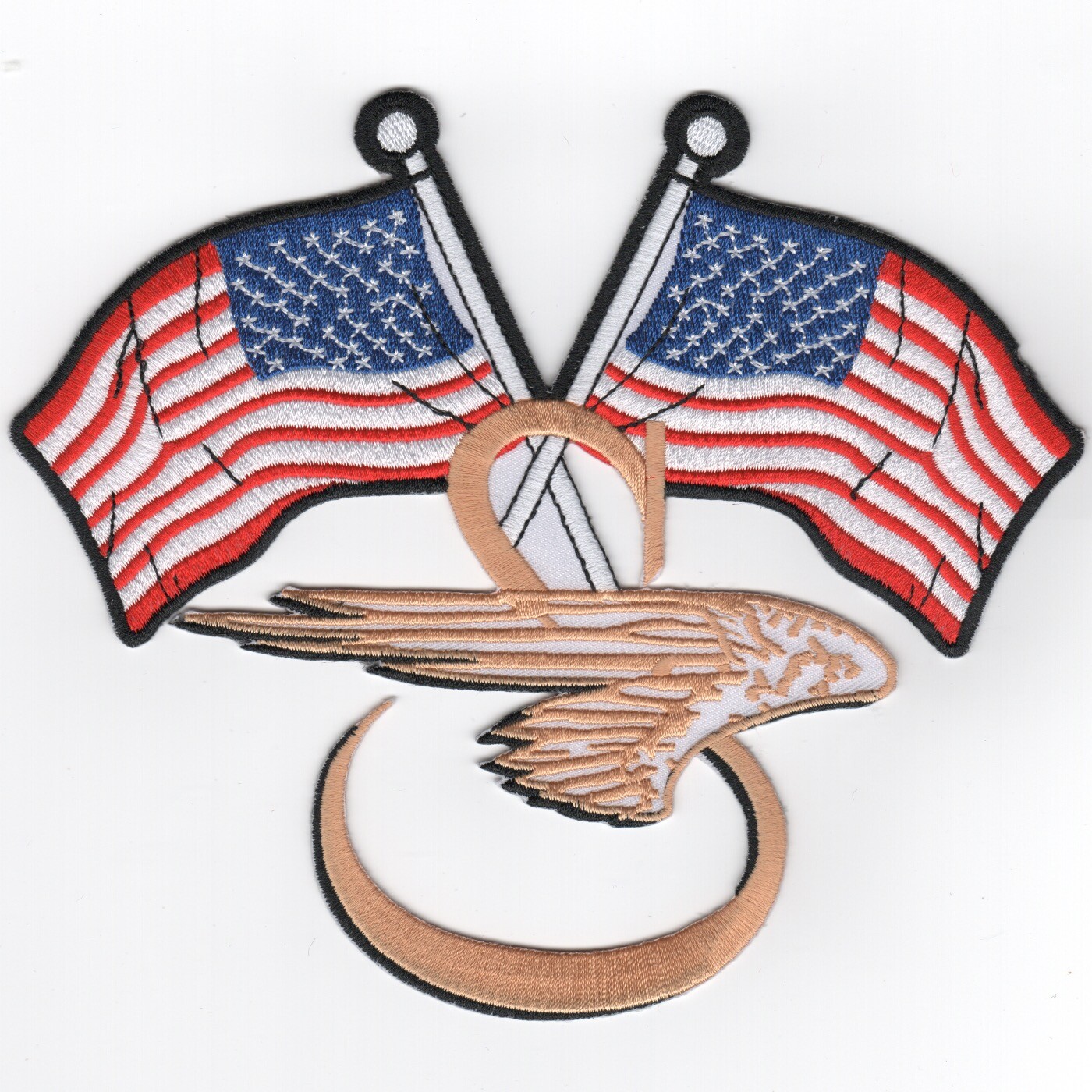 6" USN NAVY SH-60F AMERICAN USA FLAGS SIKORSKY S EMBROIDERED JACKET PATCH