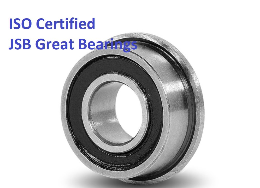 Flange ball bearing FR6-2RS rubber seals FR6RS high quality FR6 RS