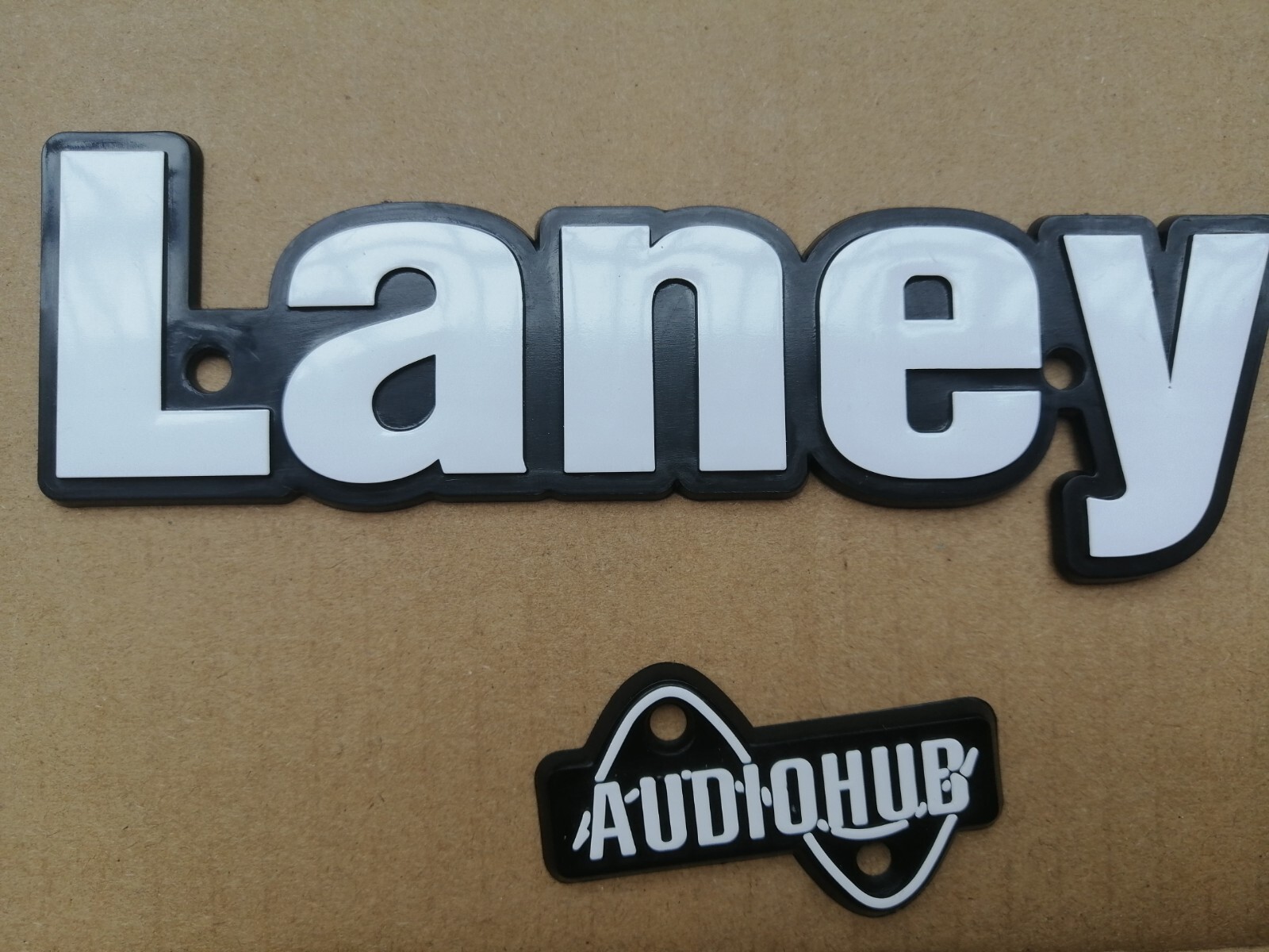 Set of Replacement Laney Audiohub Logo Badge Speaker Emblem  ABS Aftermarket
