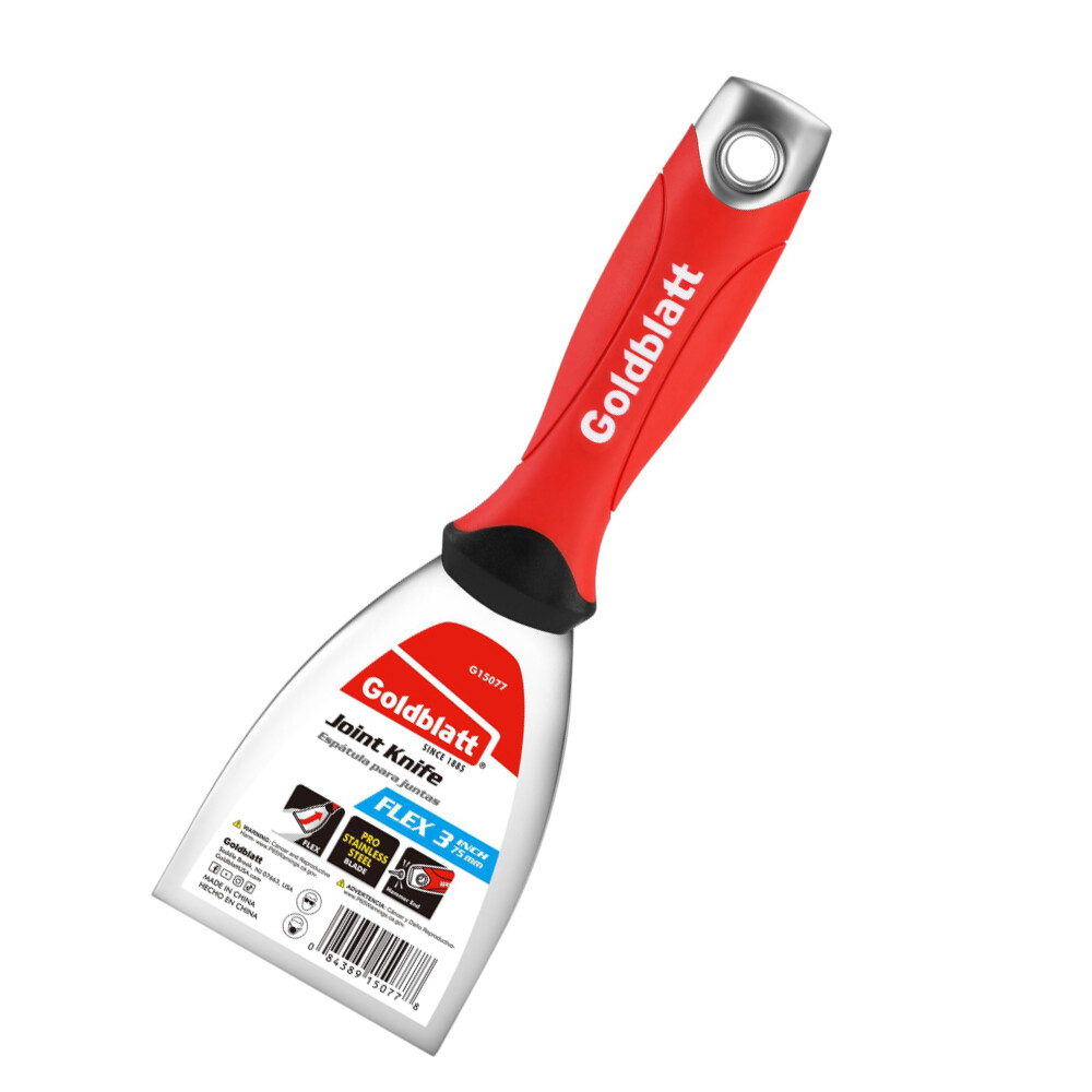 Goldblatt 3" Putty Knife USA Stainless Steel Scraping Paint Putty Knife Scrapers