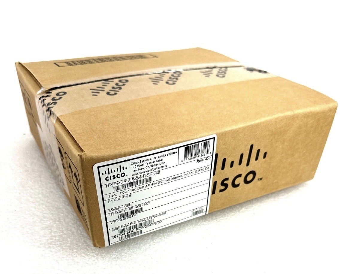 AIR-CAP3702I-B-K9 Cisco  Aironet Wireless 802.11ac Access Point NEW + FAST SHIP