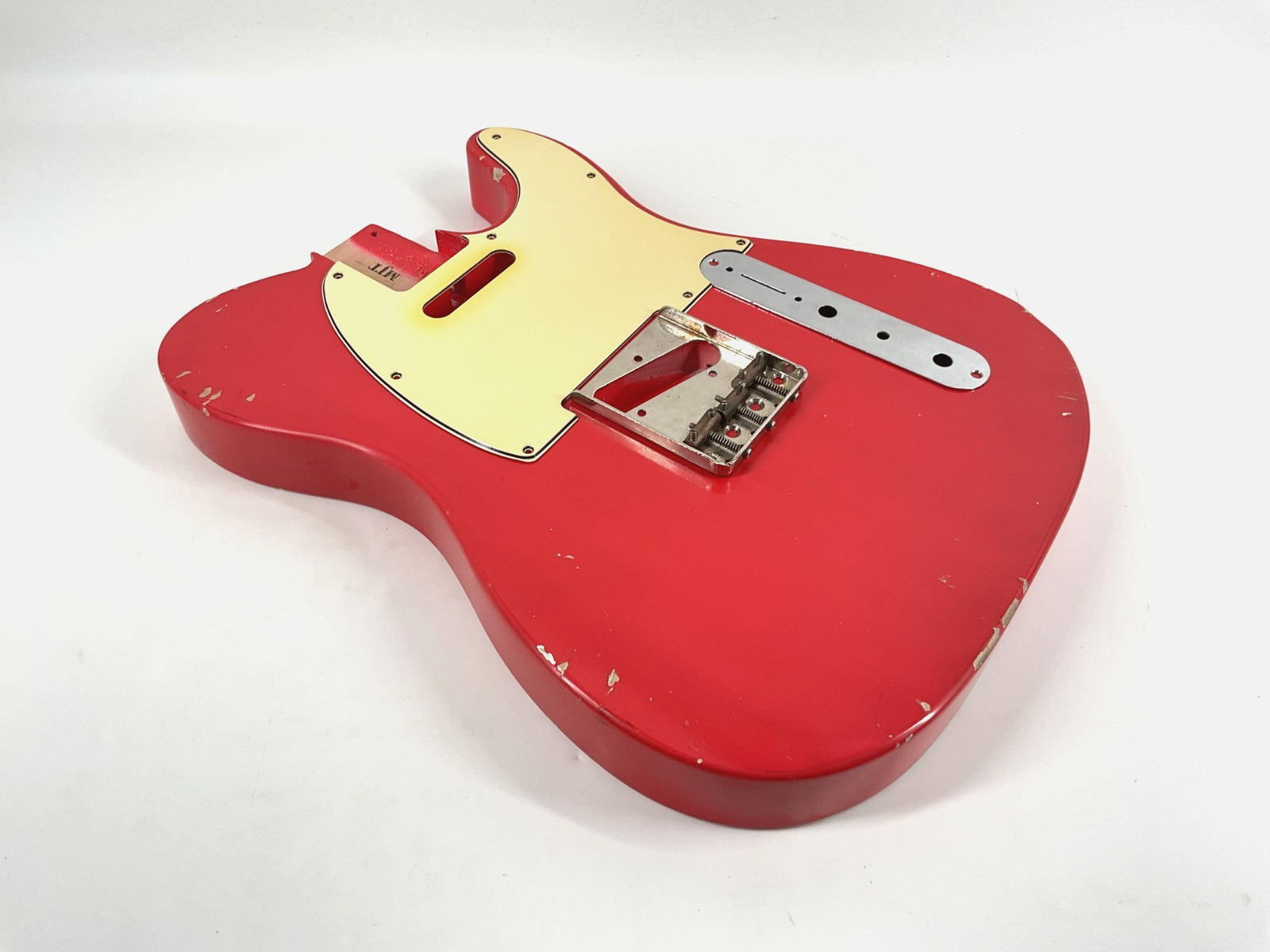 MJT Official Custom Vintage Aged Nitro Guitar Body Mark Jenny VTT Fiesta Red