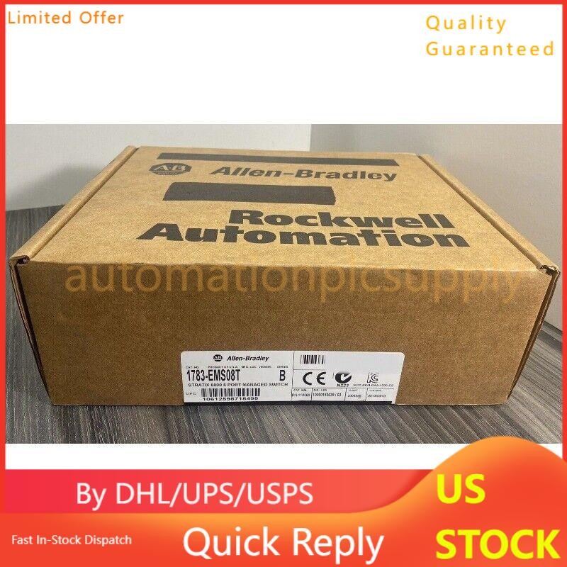 Allen Bradley 1783-EMS08T Stratix 6000 8-Port Ethernet Switch  AB  US Free Tax