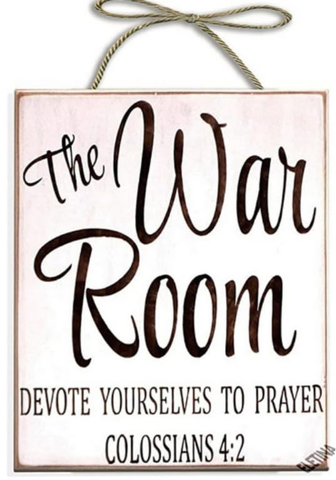 Eletina Retro Wooden Signs/War Room Printed Wooden Sign Colossians 42 Prayer ...