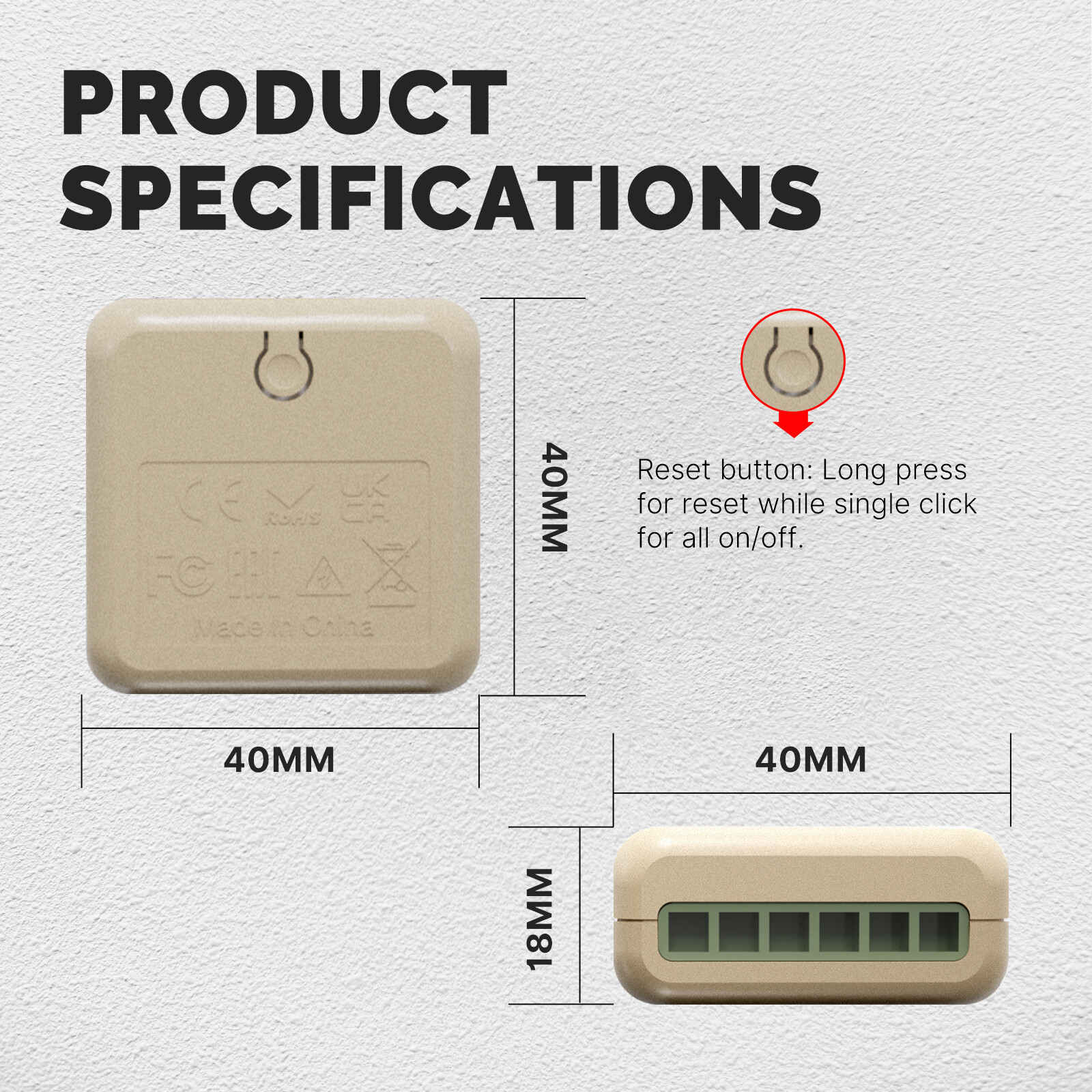 MOES WiFi Smart Mini Light Dimmer Switch Module 3-Way Alexa Google APP
