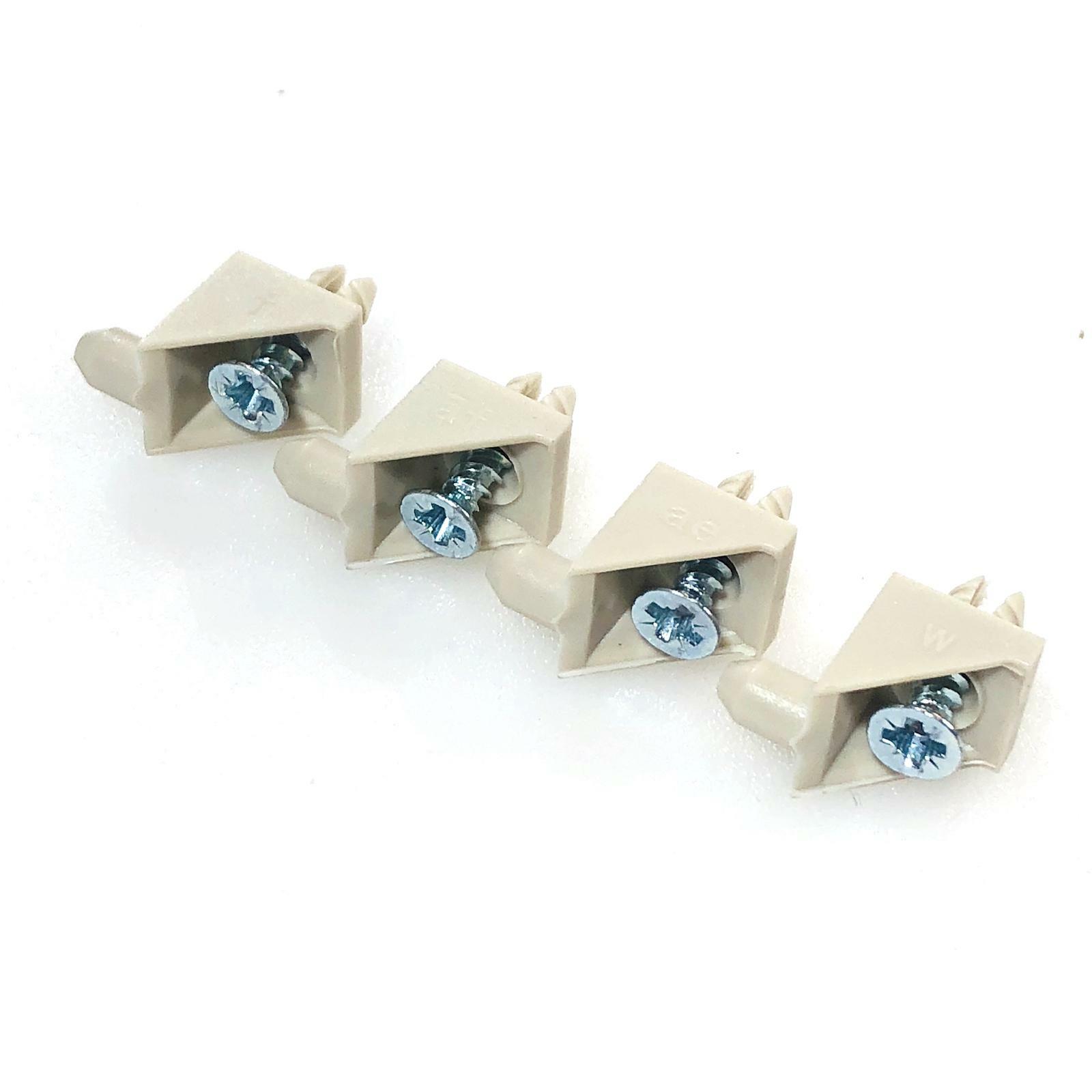 4 x IKEA 115344 (101558, 139199) BEIGE Shelf Support Pins (PAX, KOMPLEMENT)