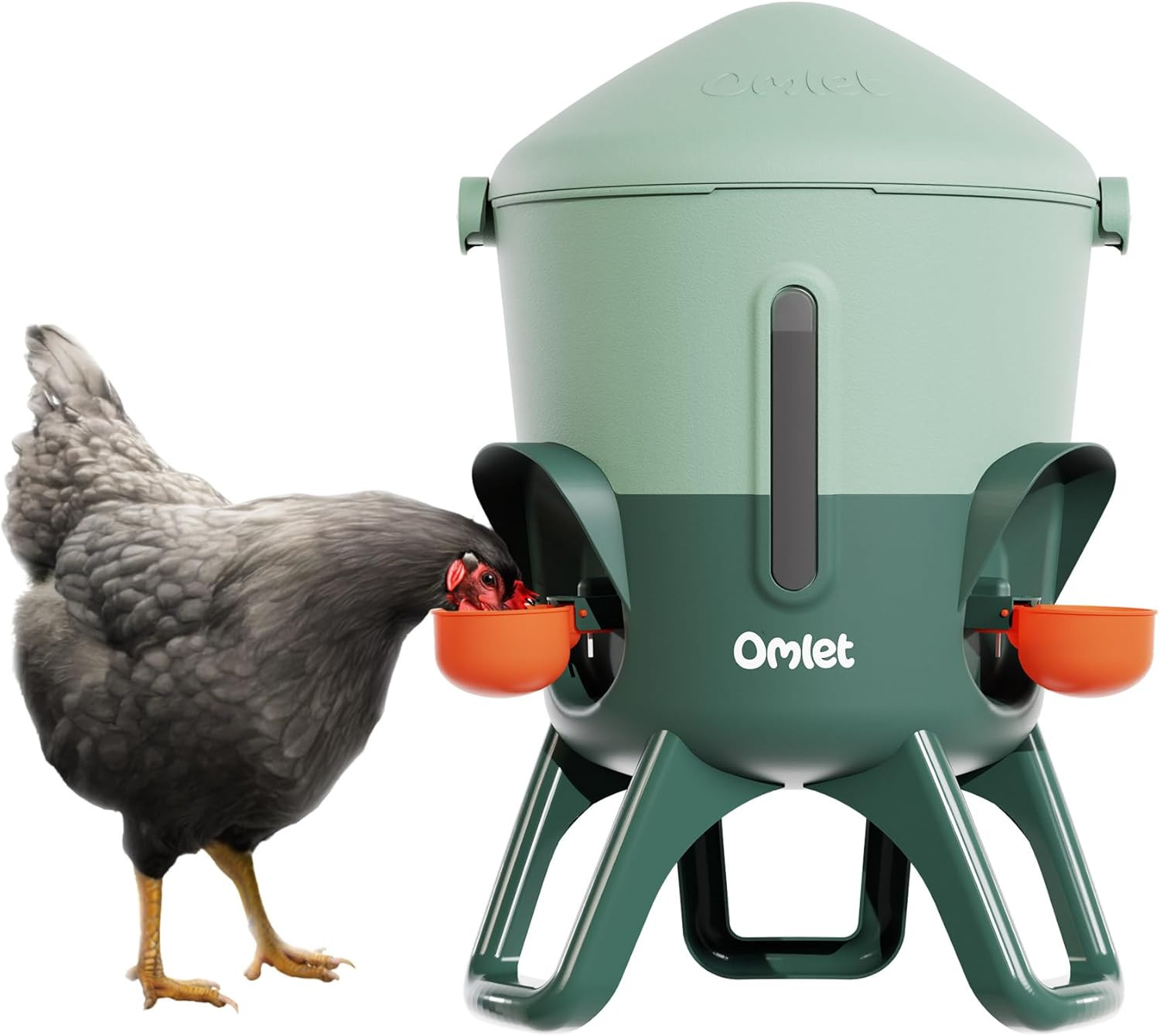Omlet Insulated Chicken Waterer, 1.5 Gallon | Stay-Clean Automatic Water Dispens