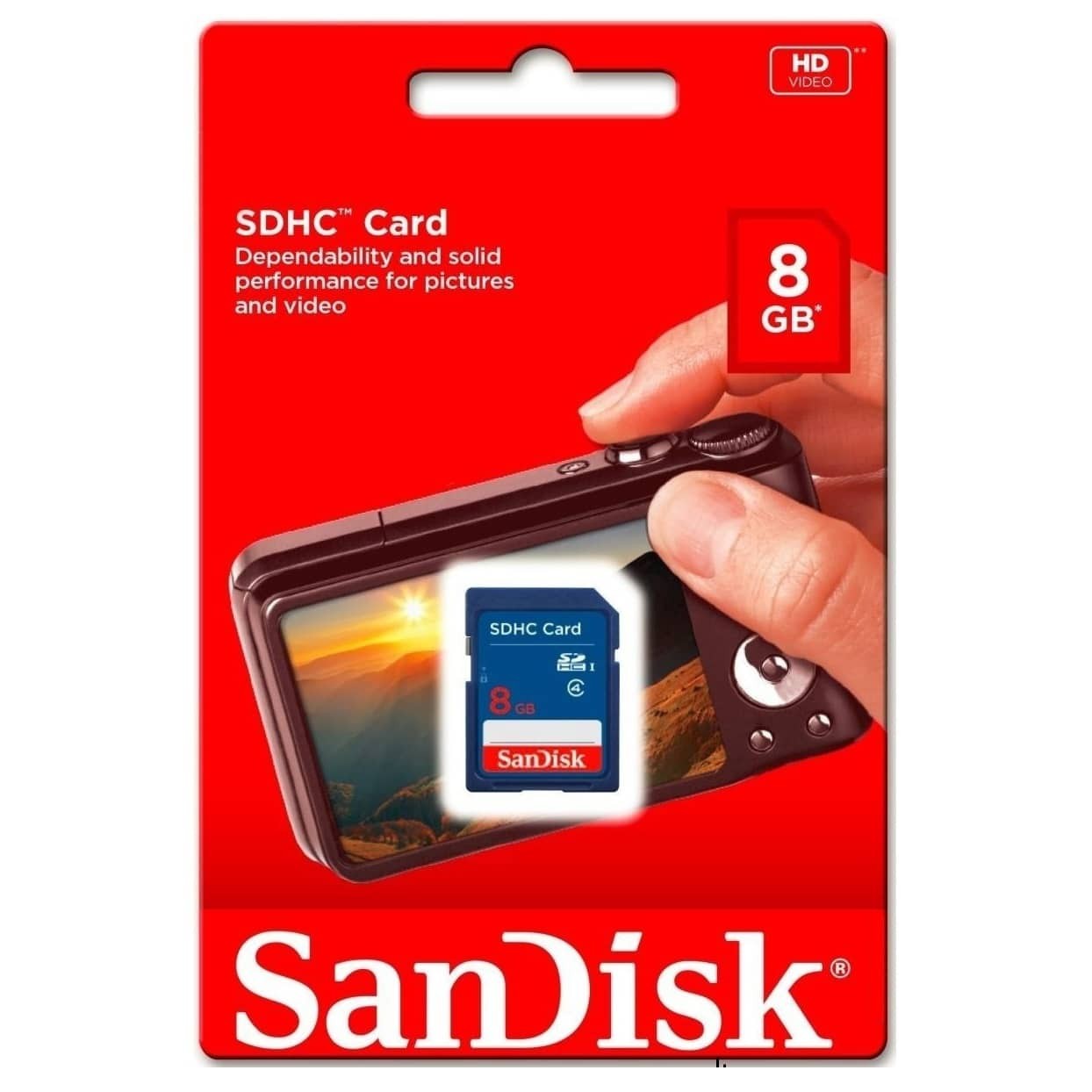 8GB Sandisk SD Cards for Digital Cameras / Trail Camera / Computers