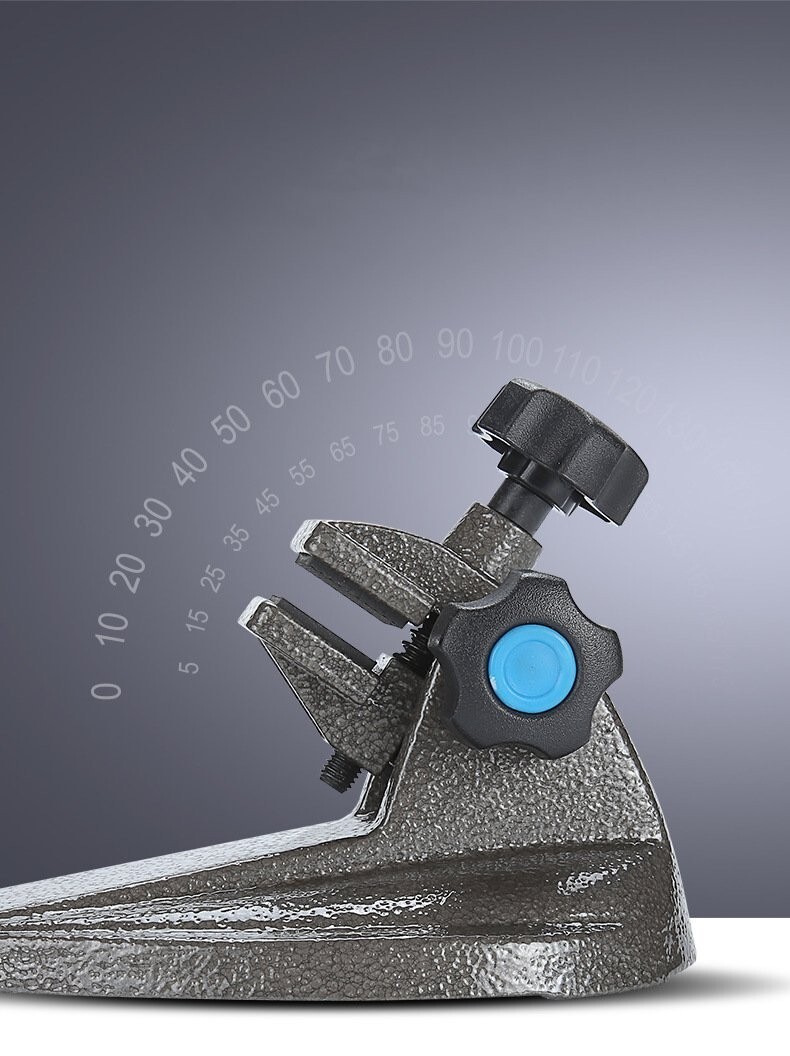 Precision Micrometer Holder Stand Base for0-4''Micrometers Stable Alloy Material