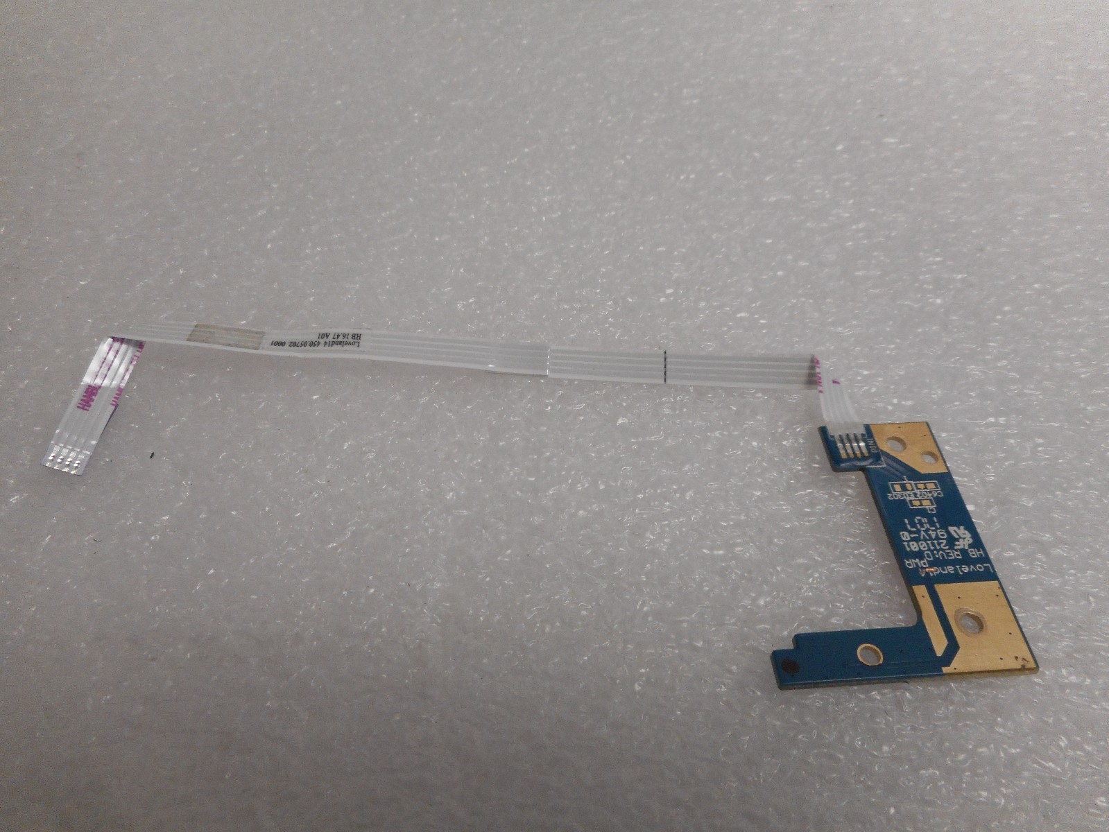GENUINE DellLatitude 3460 / 3470 Power Button Circuit Board 450.05702.0001, HIAA