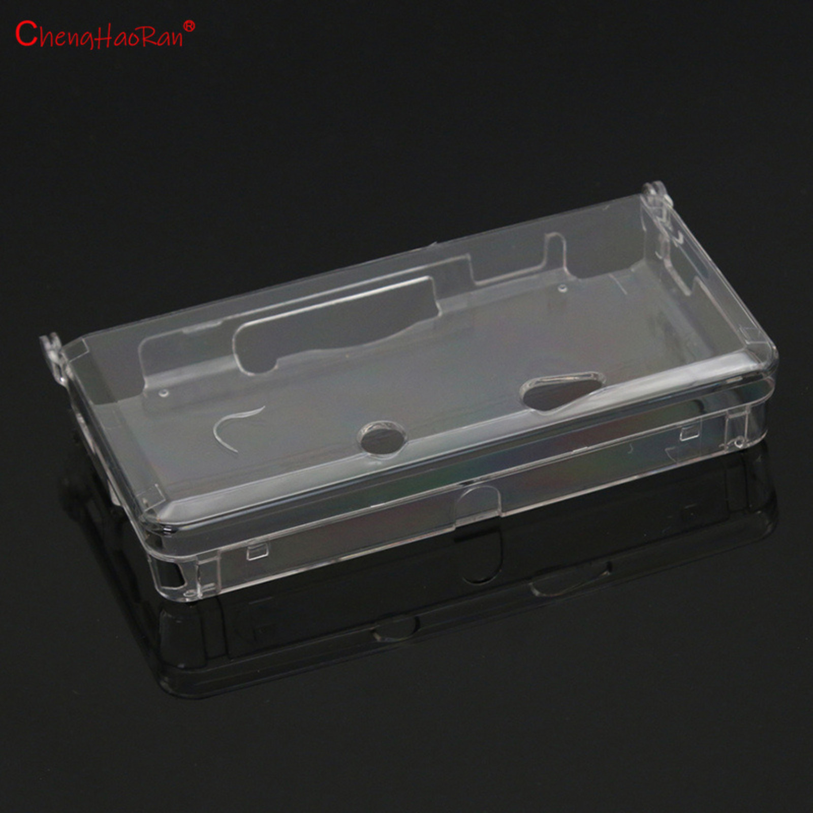 For Nintendo 3DS Clear Snap-on Plastic Crystal Hard Shell Case Protective Cover