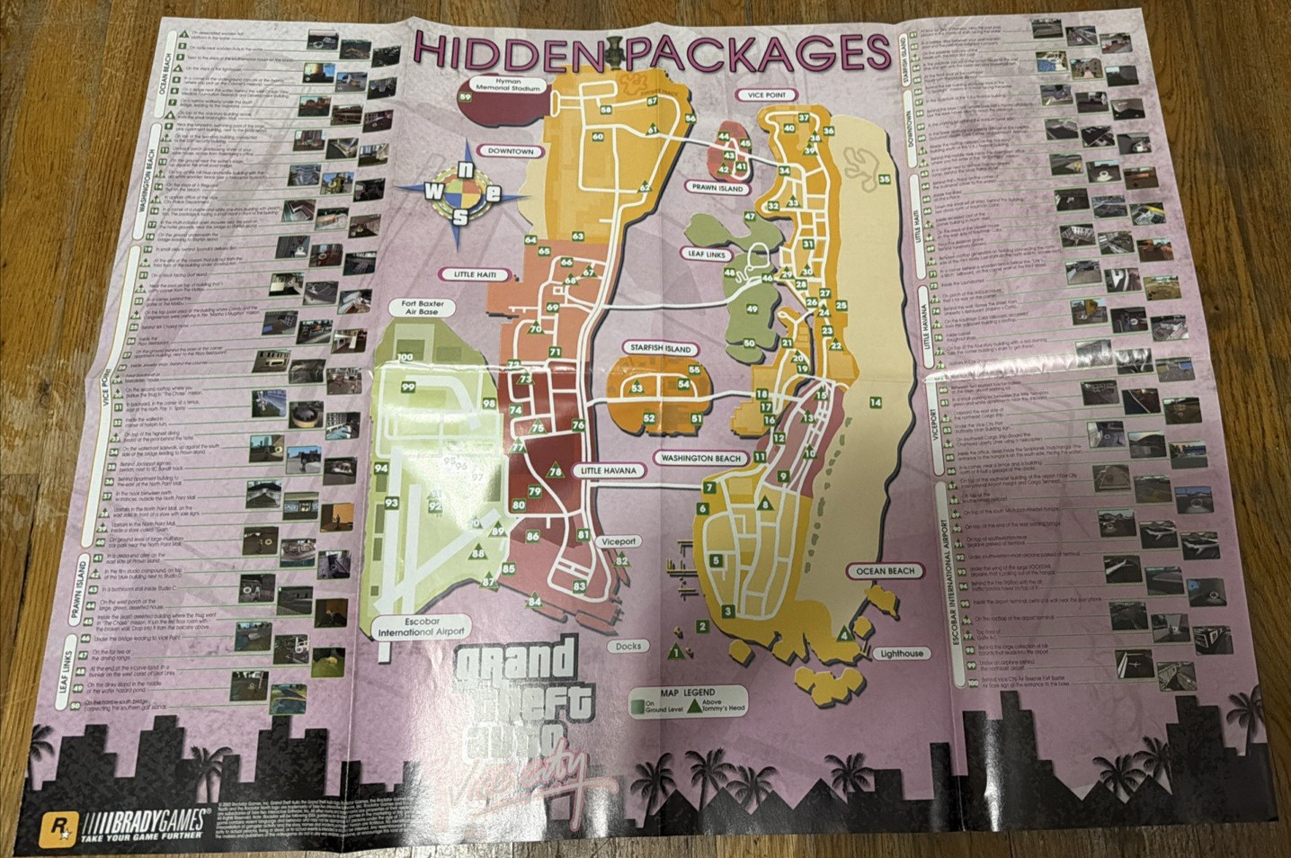 Grand Theft Auto: Vice City Official Strategy Guide with map